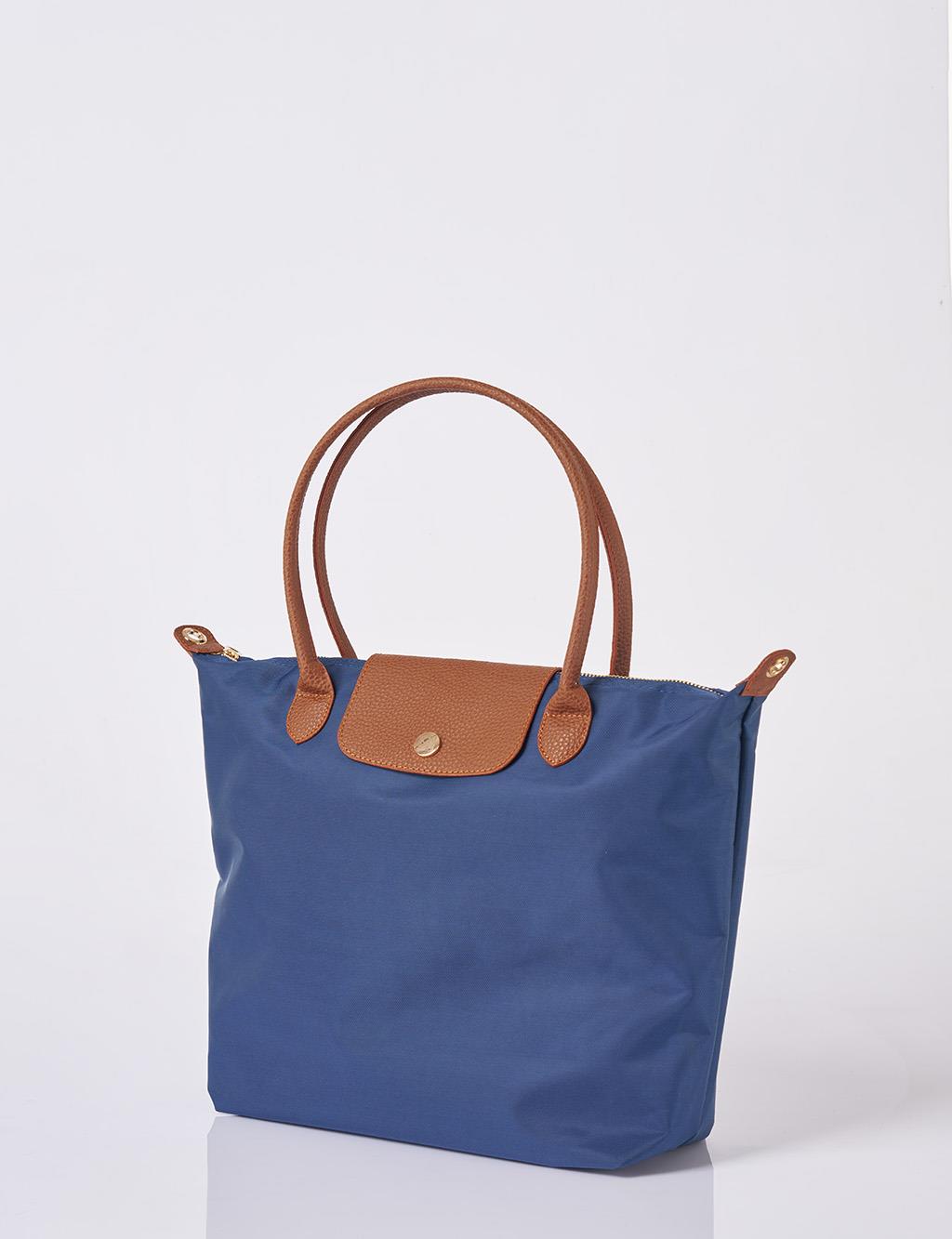 Large Fabric Bag Navy Blue