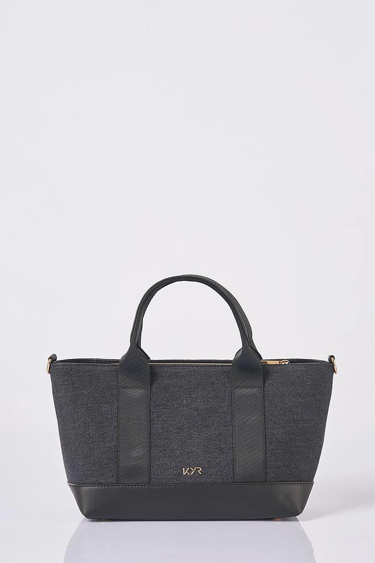 Logo Denim Bag in Anthracite