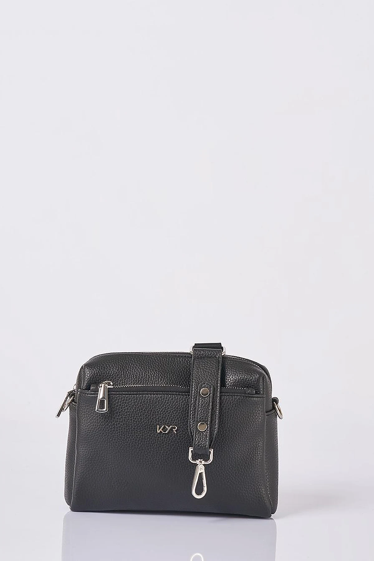 Logo Shoulder Bag in Black