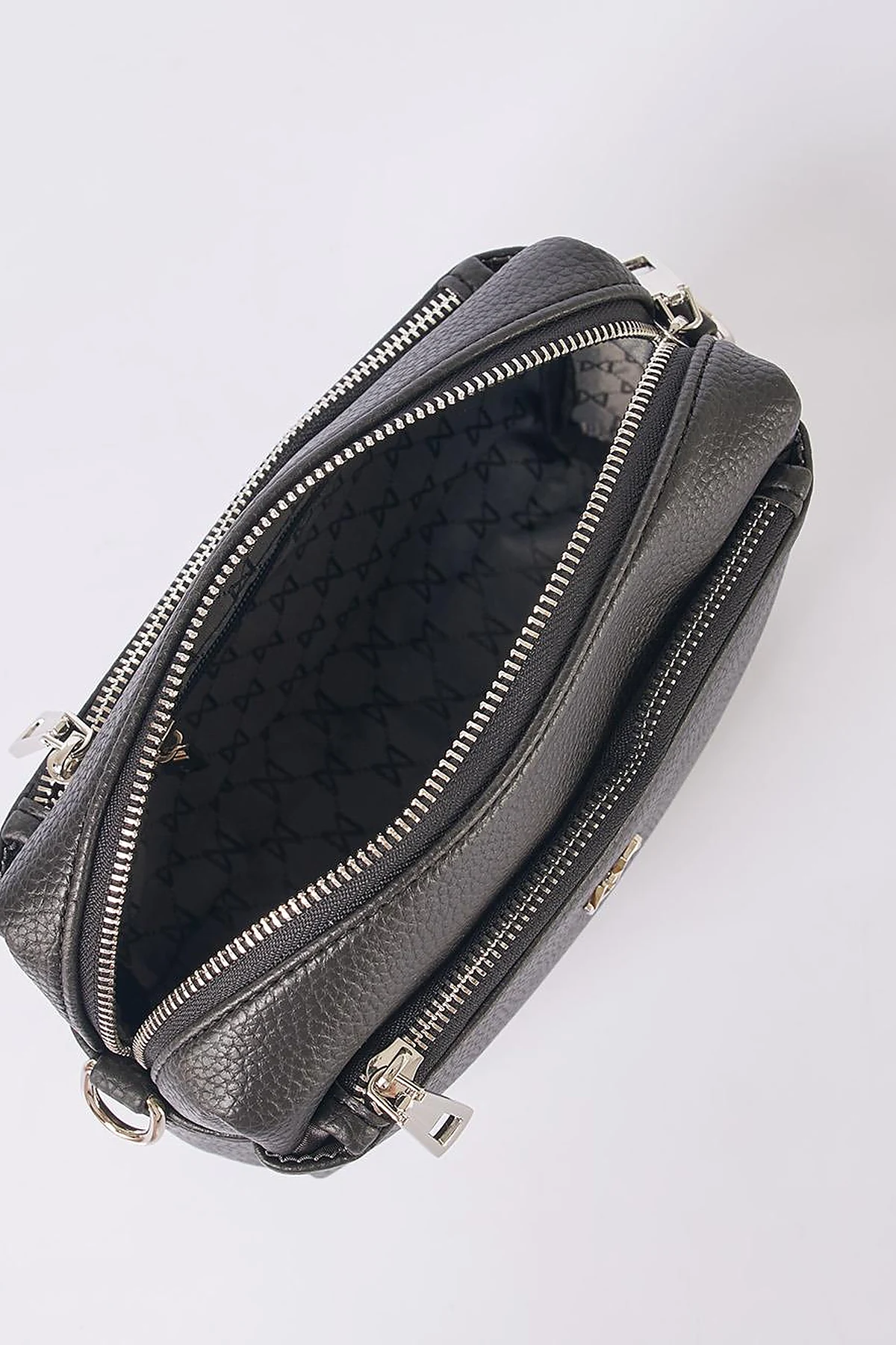 Logo Shoulder Bag in Black