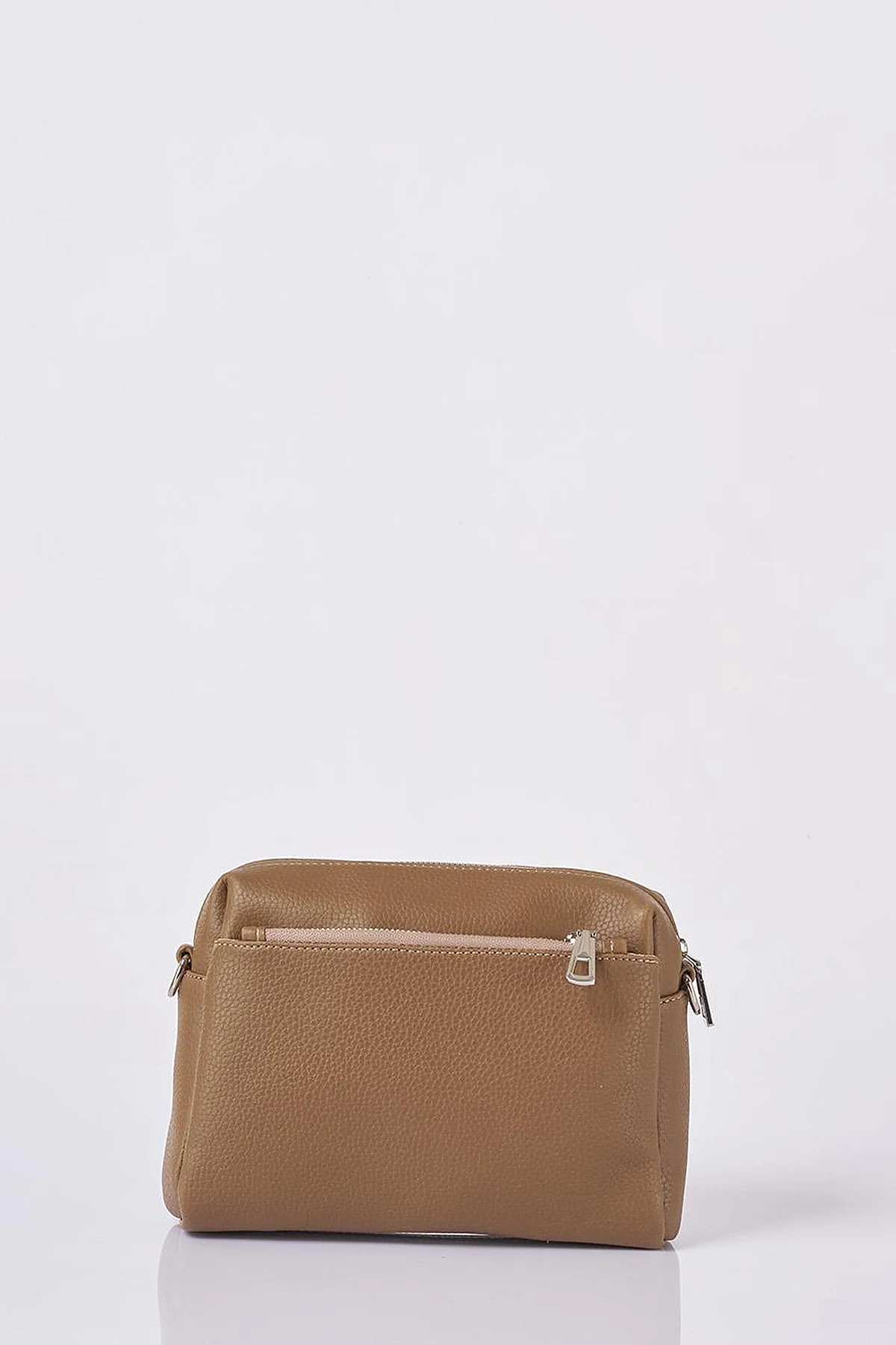 Logo Shoulder Bag in Mink