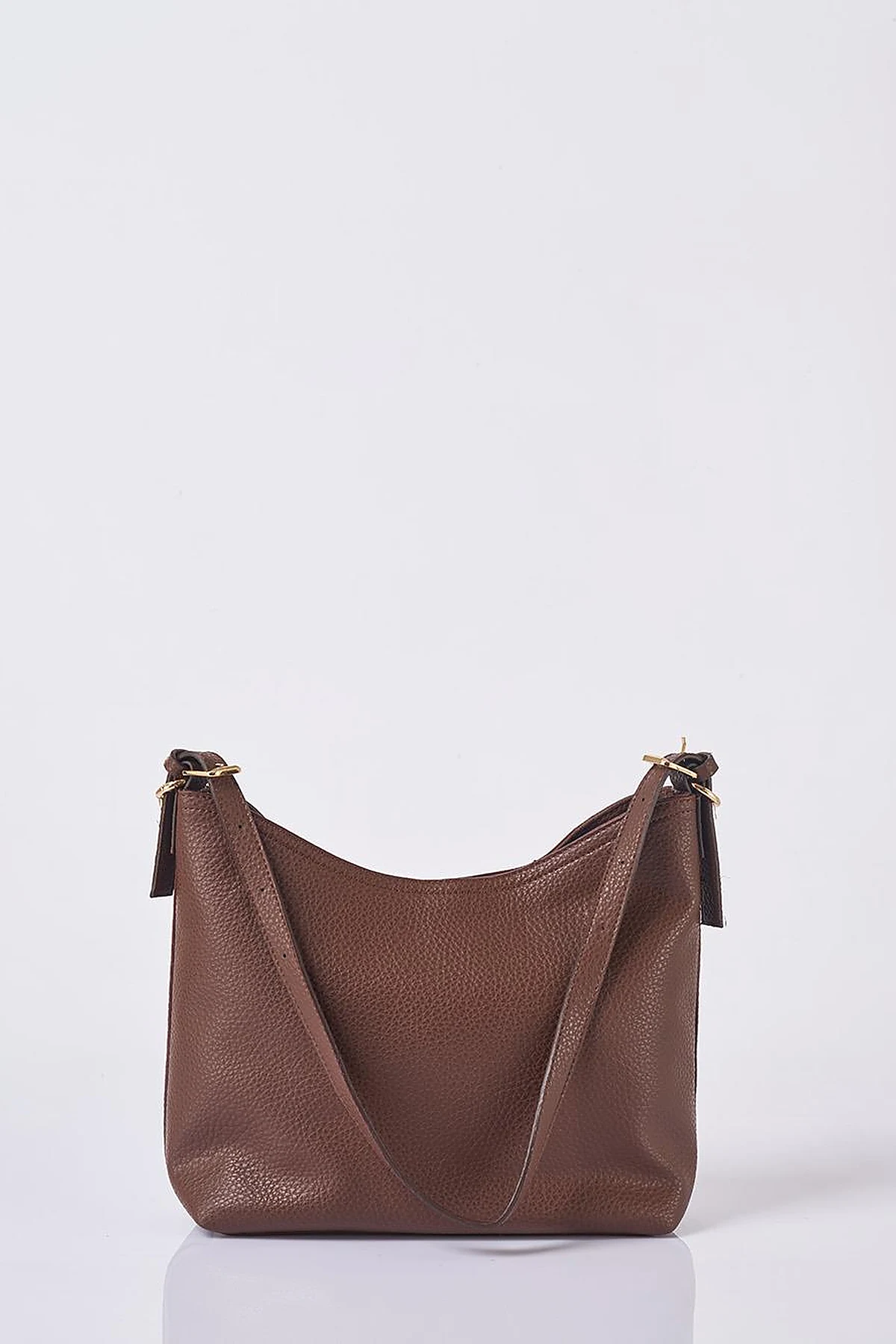 Zincir Detaylı Shopper Çanta Acı Kahve 