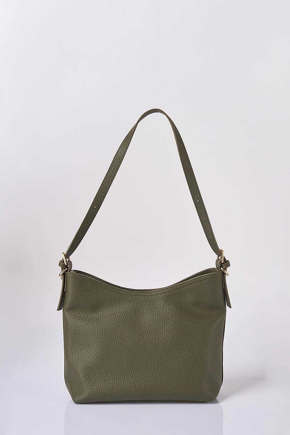 Chain Detailed Shopper Bag Khaki