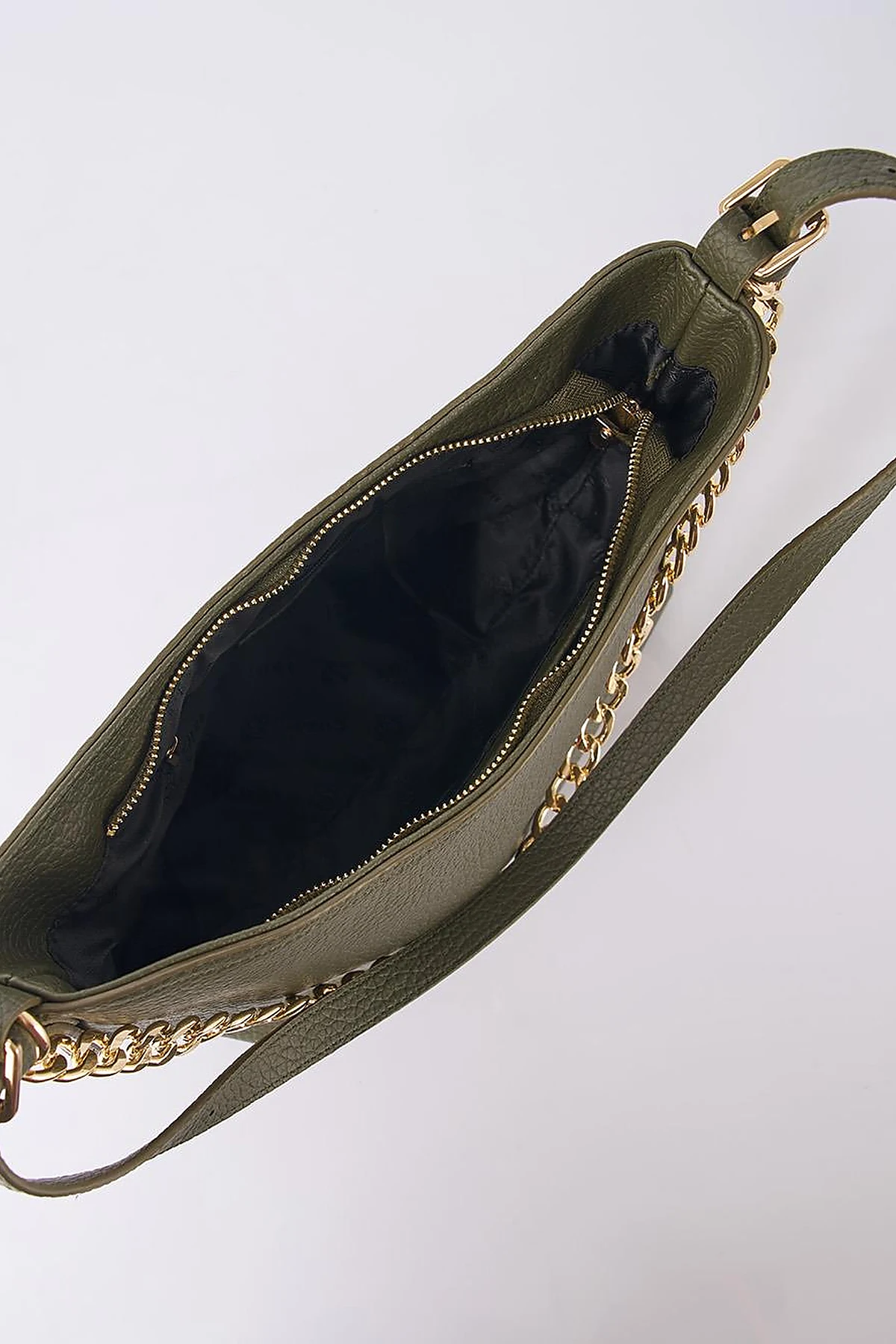 Chain Detailed Shopper Bag Khaki