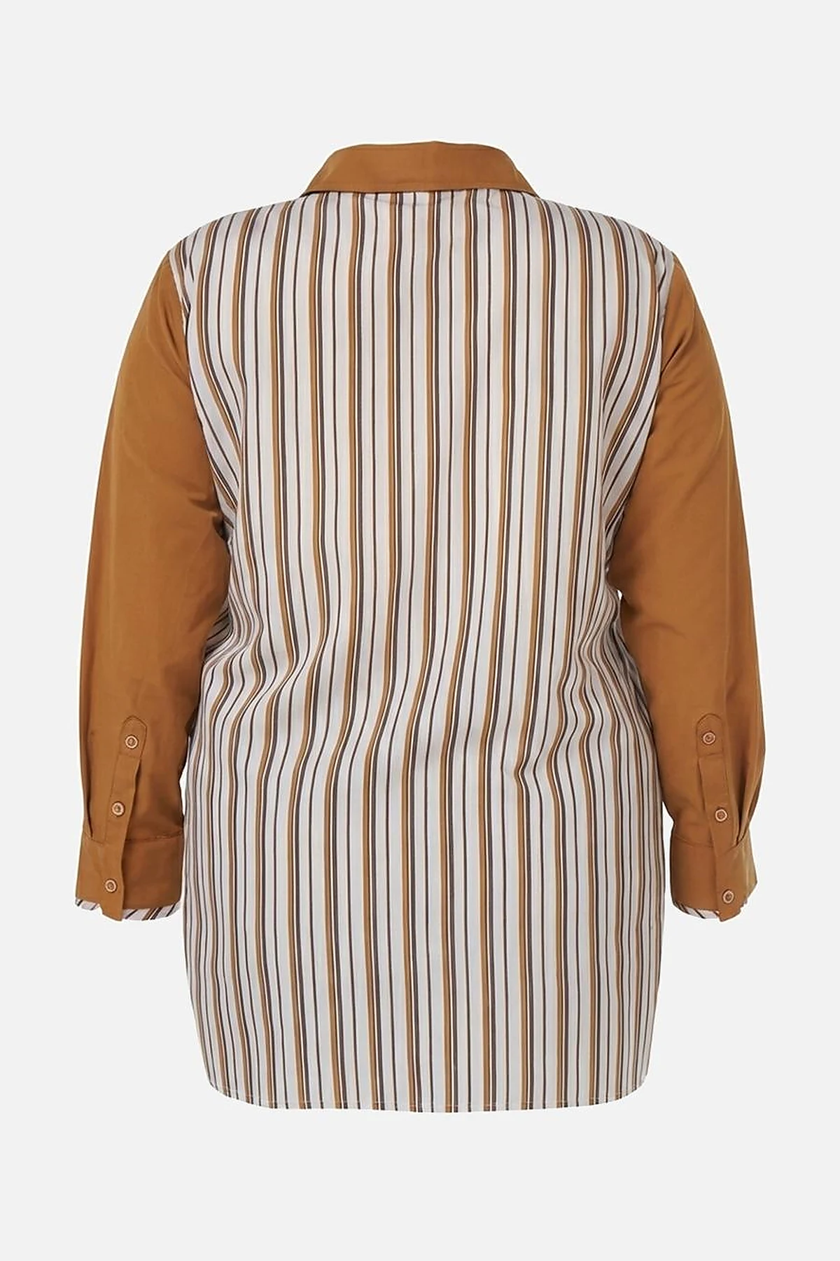 Striped Cotton Tunic Biscuit