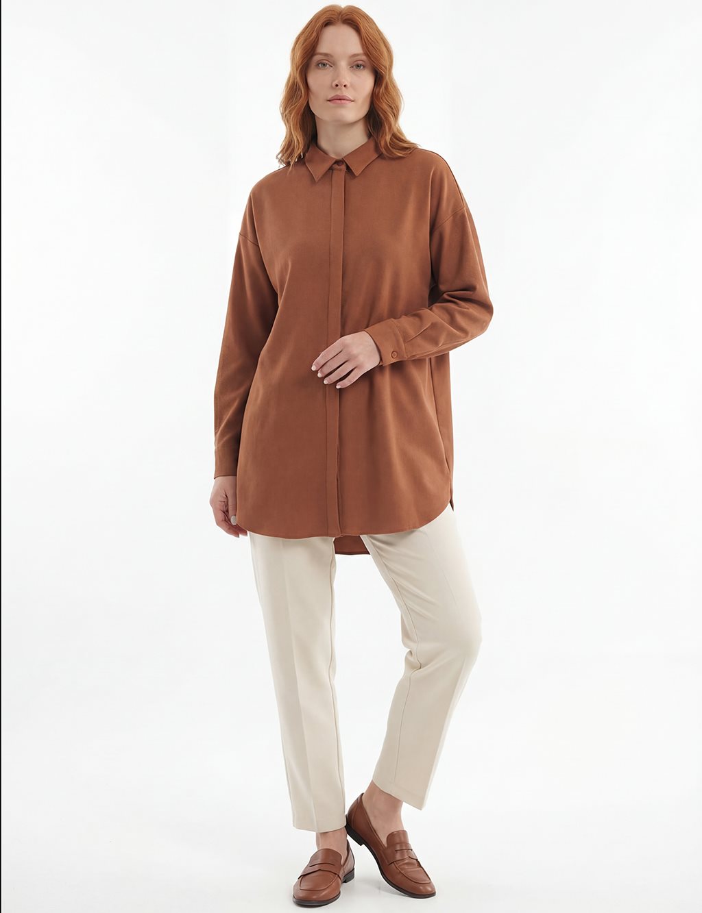 Basic Shirt Milk Coffee