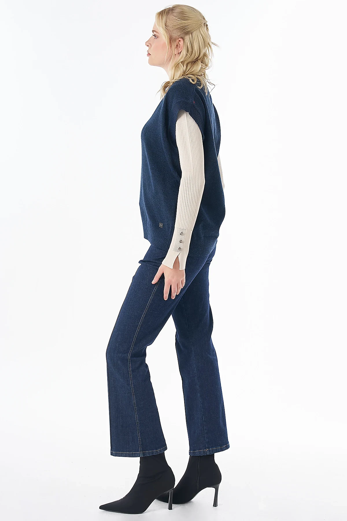 Knit Vest Navy
