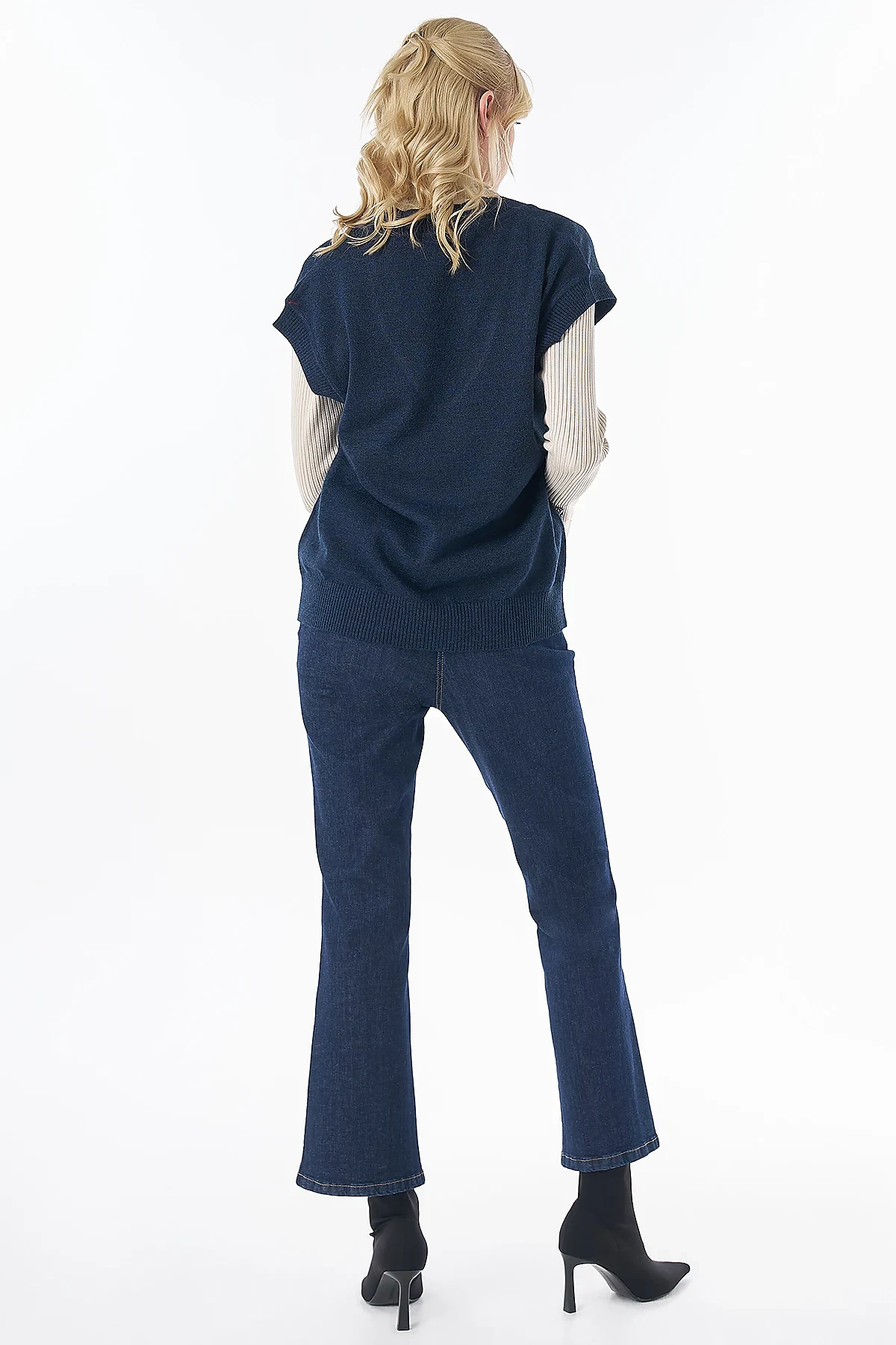 Knit Vest Navy