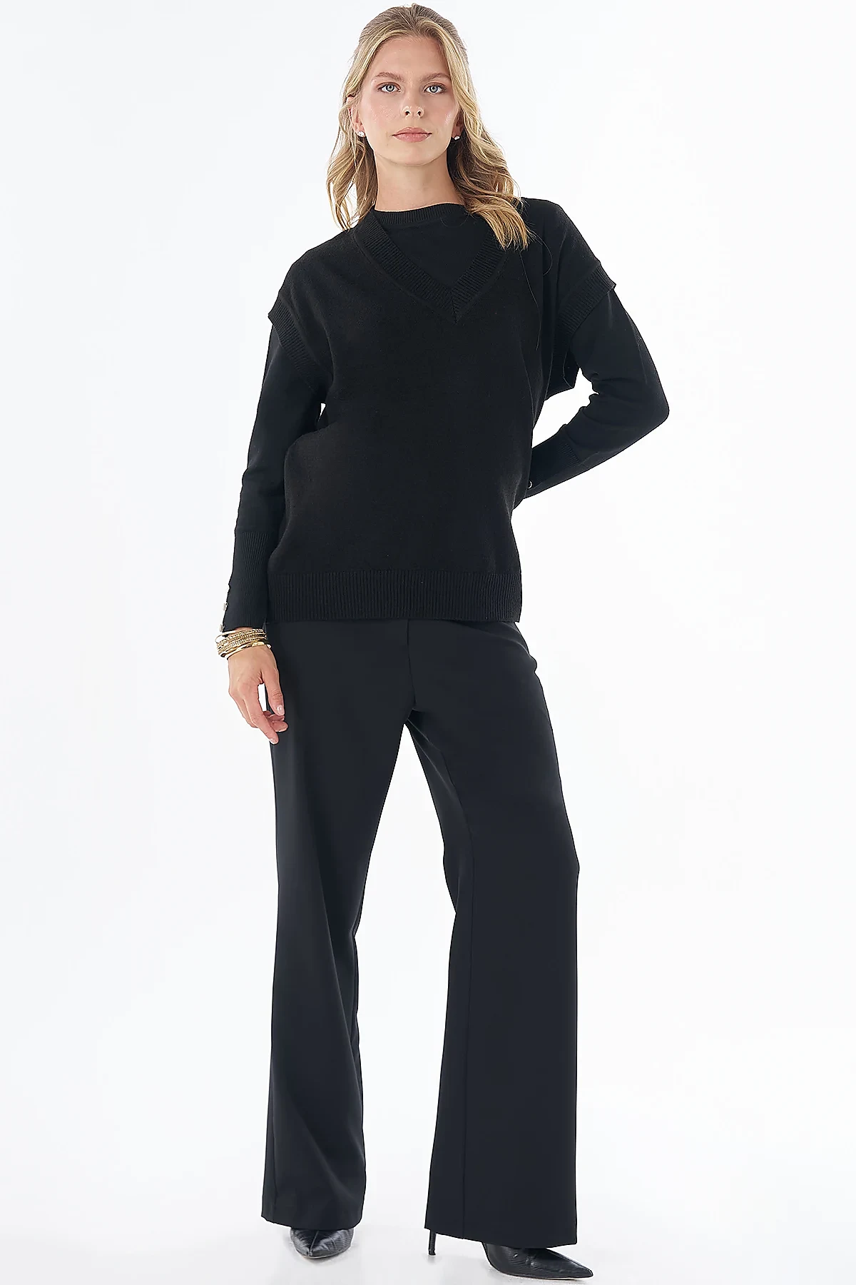 Knit Vest Black
