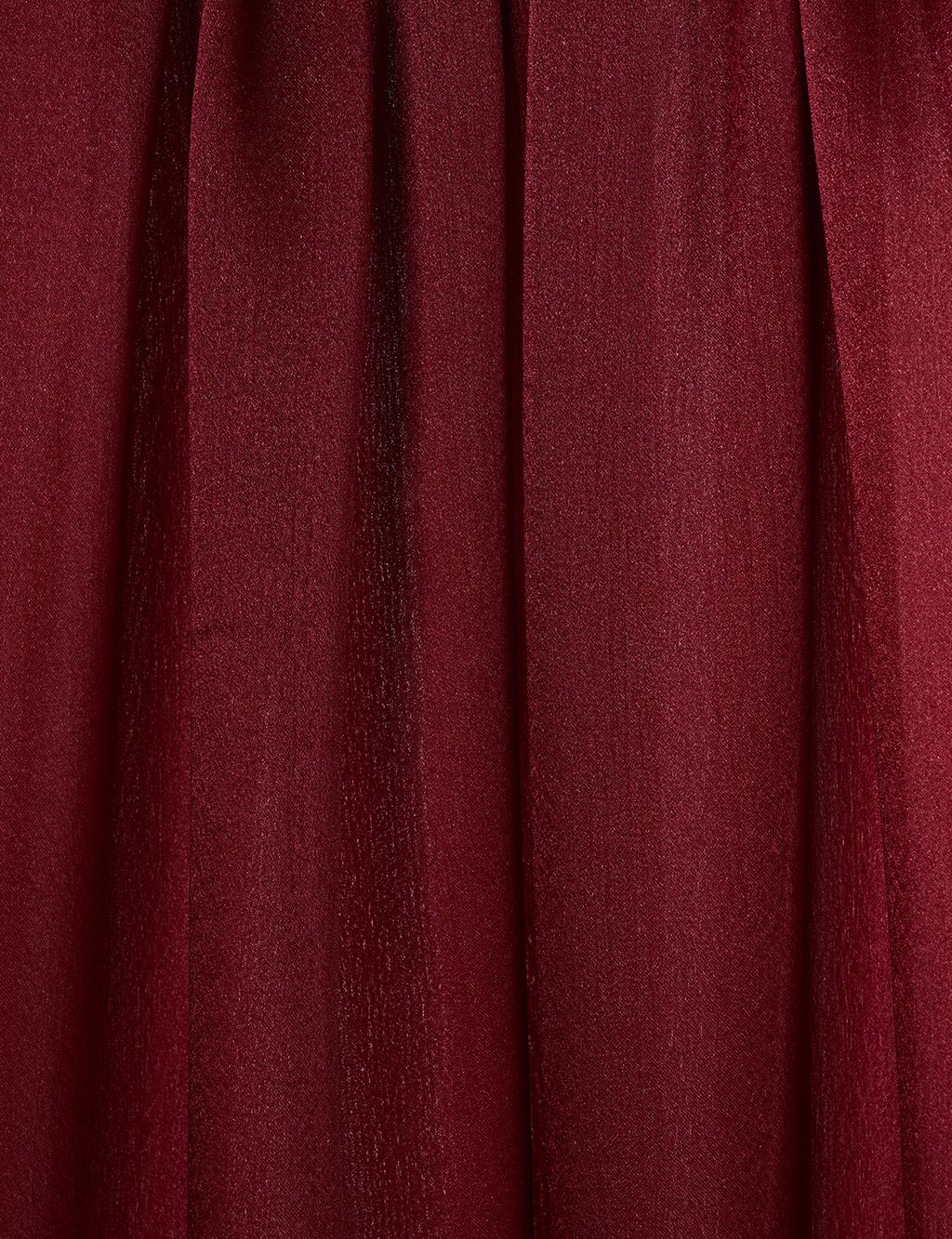 Glitter Satin Scarf Cherry Red