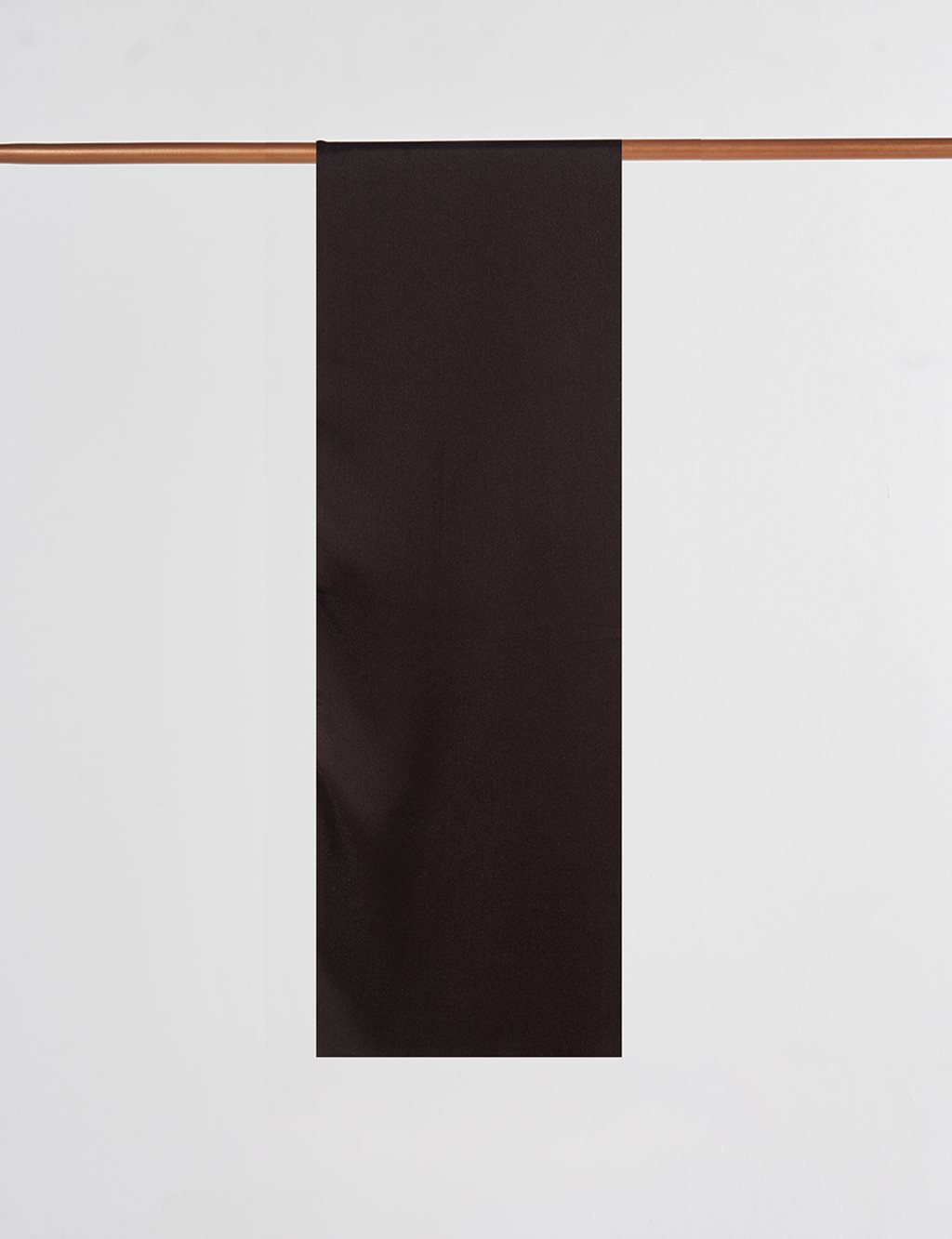 Glitter Satin Scarf Dark Brown