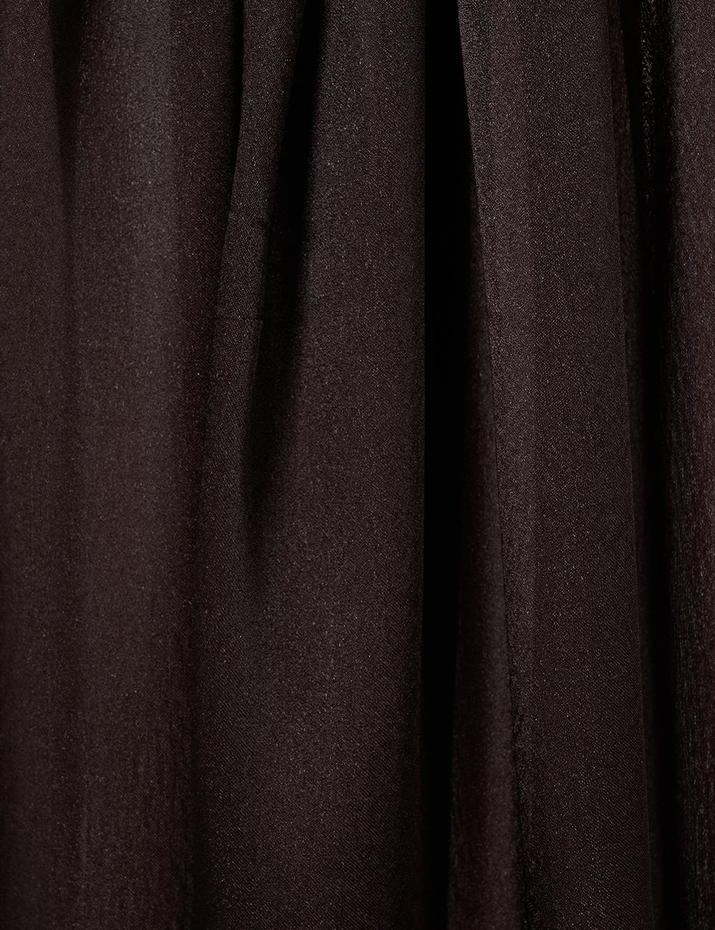 Glitter Satin Scarf Dark Brown