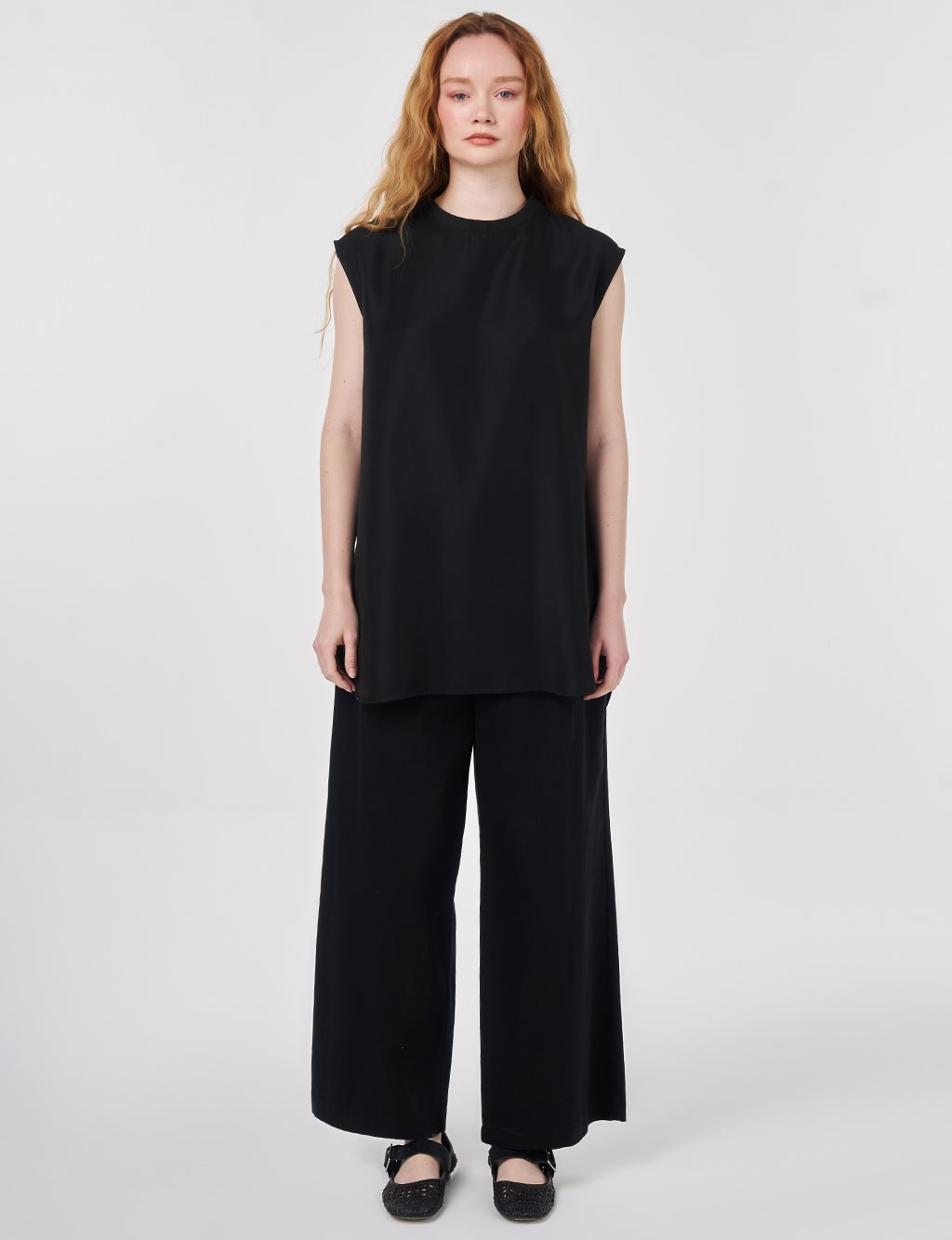 Sleeveless T-shirt Black