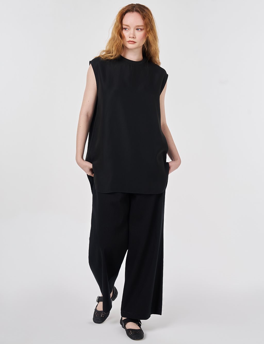 Sleeveless T-shirt Black