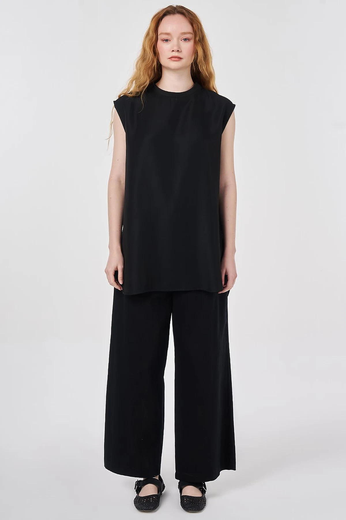 Kolsuz T-shirt Siyah 