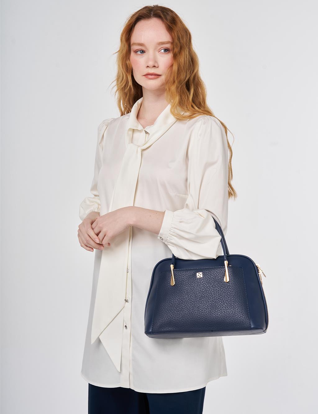 100% Cotton Shawl Collar Tunic Ecru