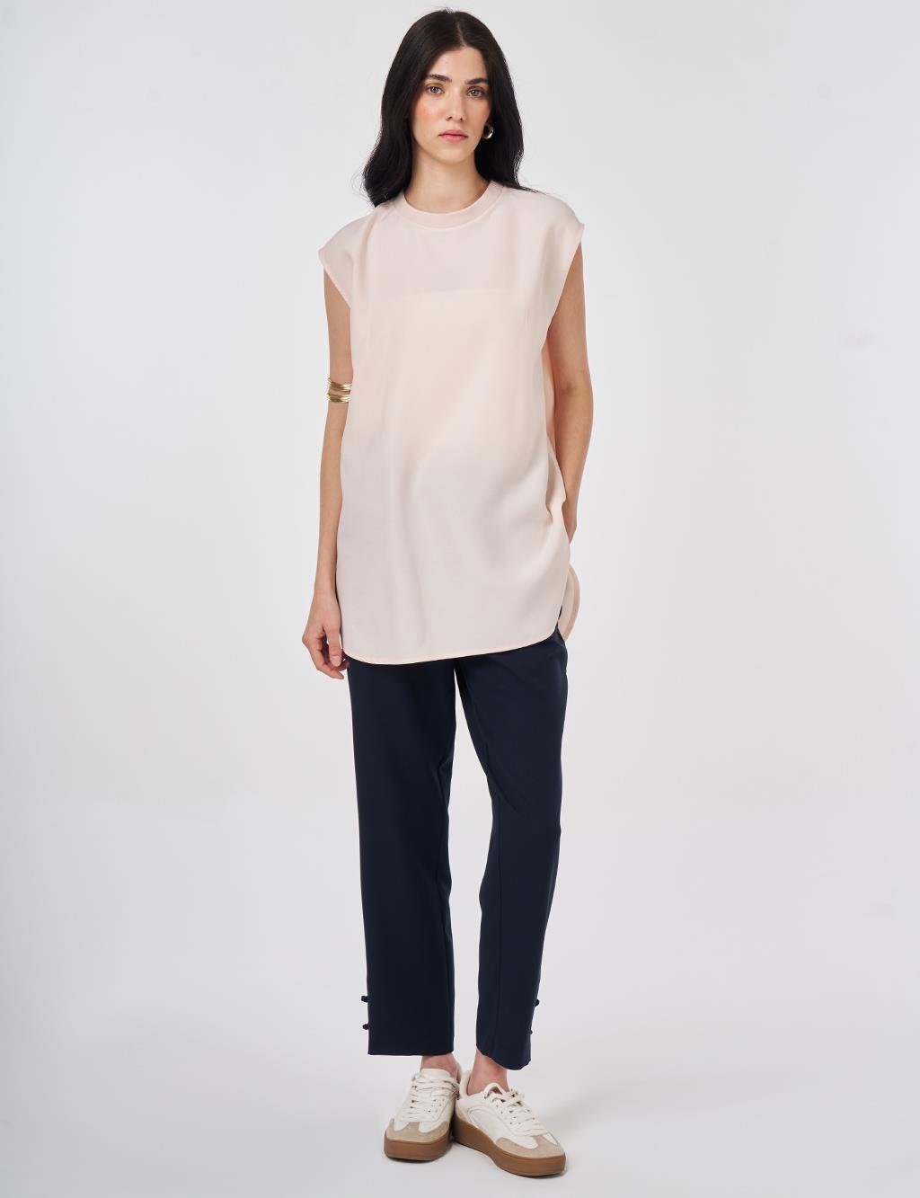 Sleeveless T-shirt, Light Salmon