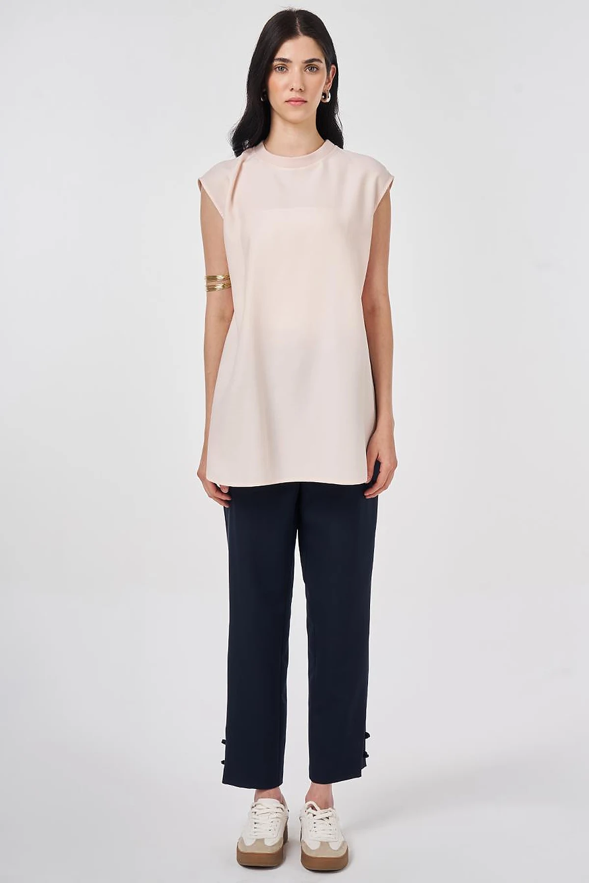 Kolsuz T-shirt Açık Somon