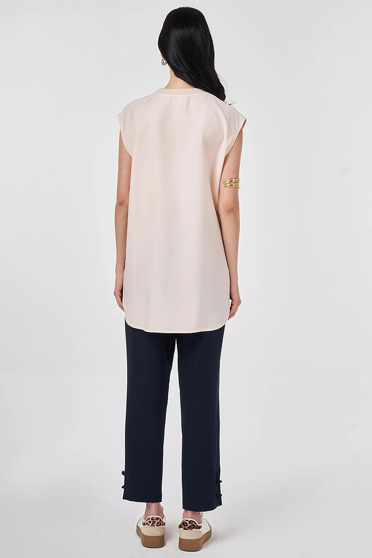 Kolsuz T-shirt Açık Somon