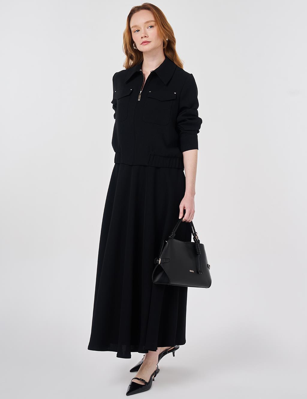 Bombardier Jacket Set Black