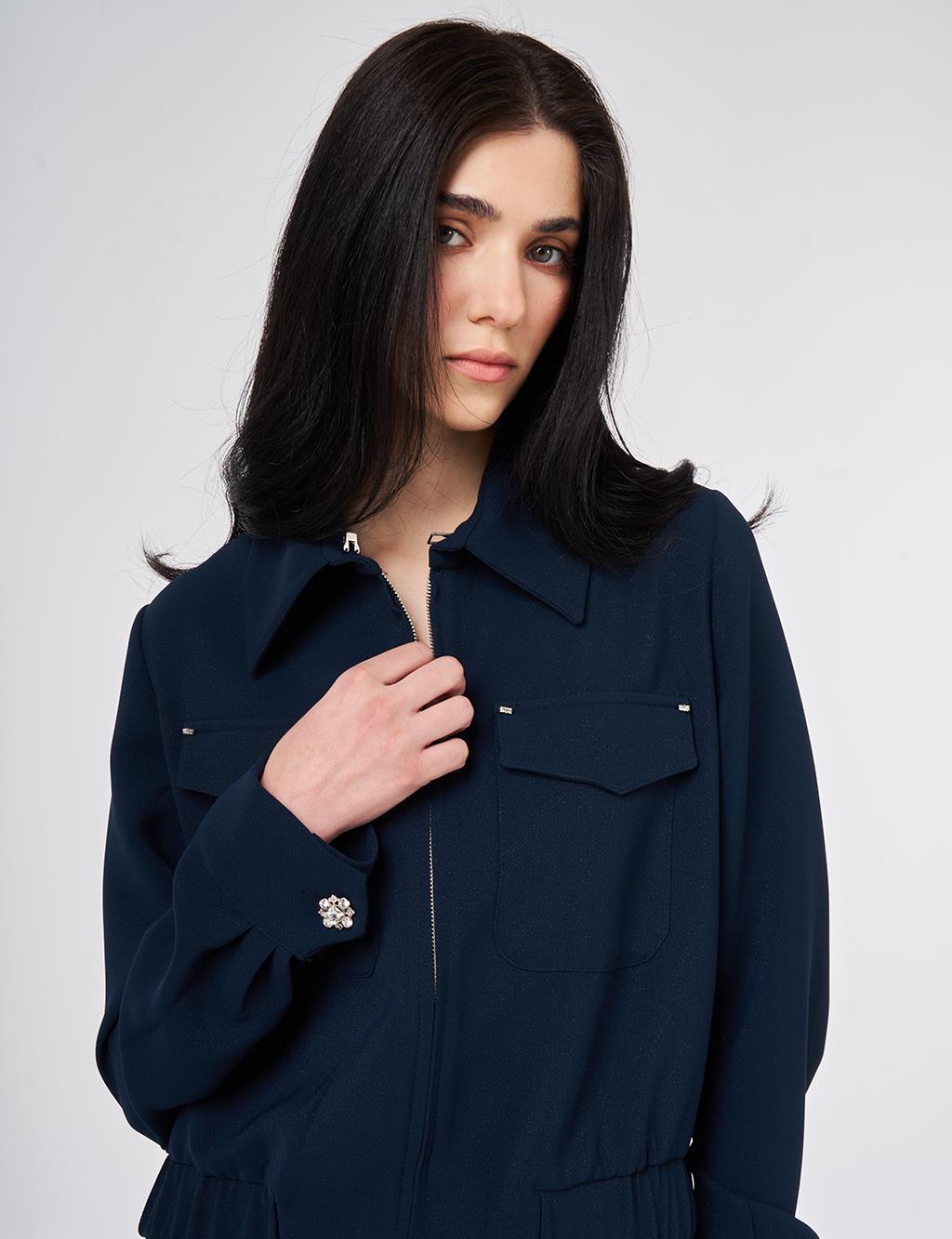 Bombardier Jacket Set Dark Navy