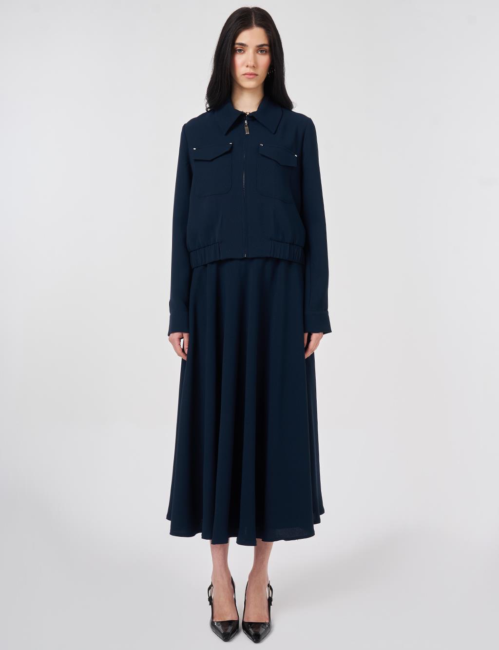 Bombardier Jacket Set Dark Navy