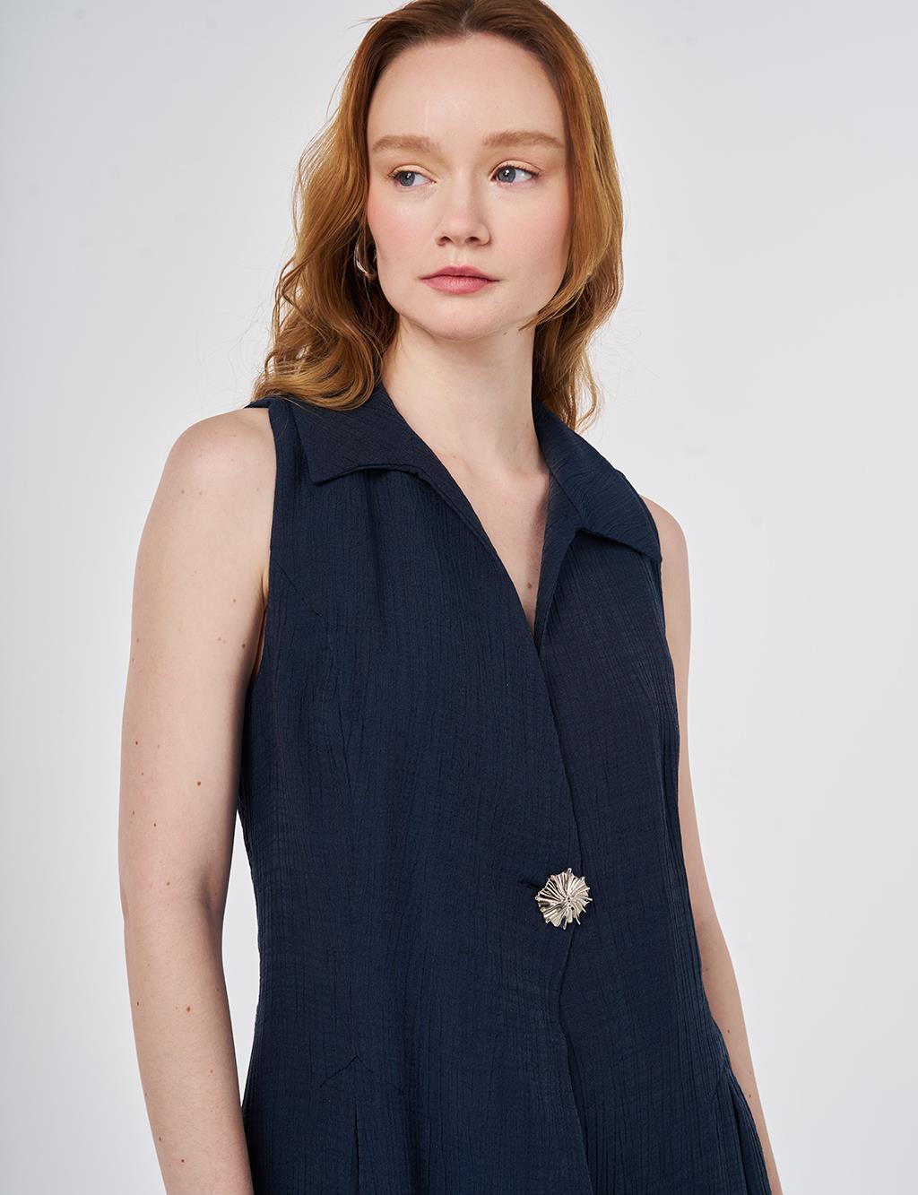 Dark Navy Suit with Lyocell Viscose Vest