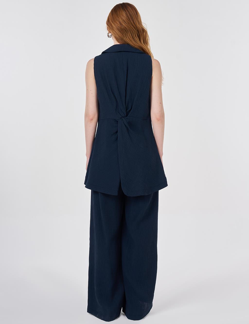 Dark Navy Suit with Lyocell Viscose Vest
