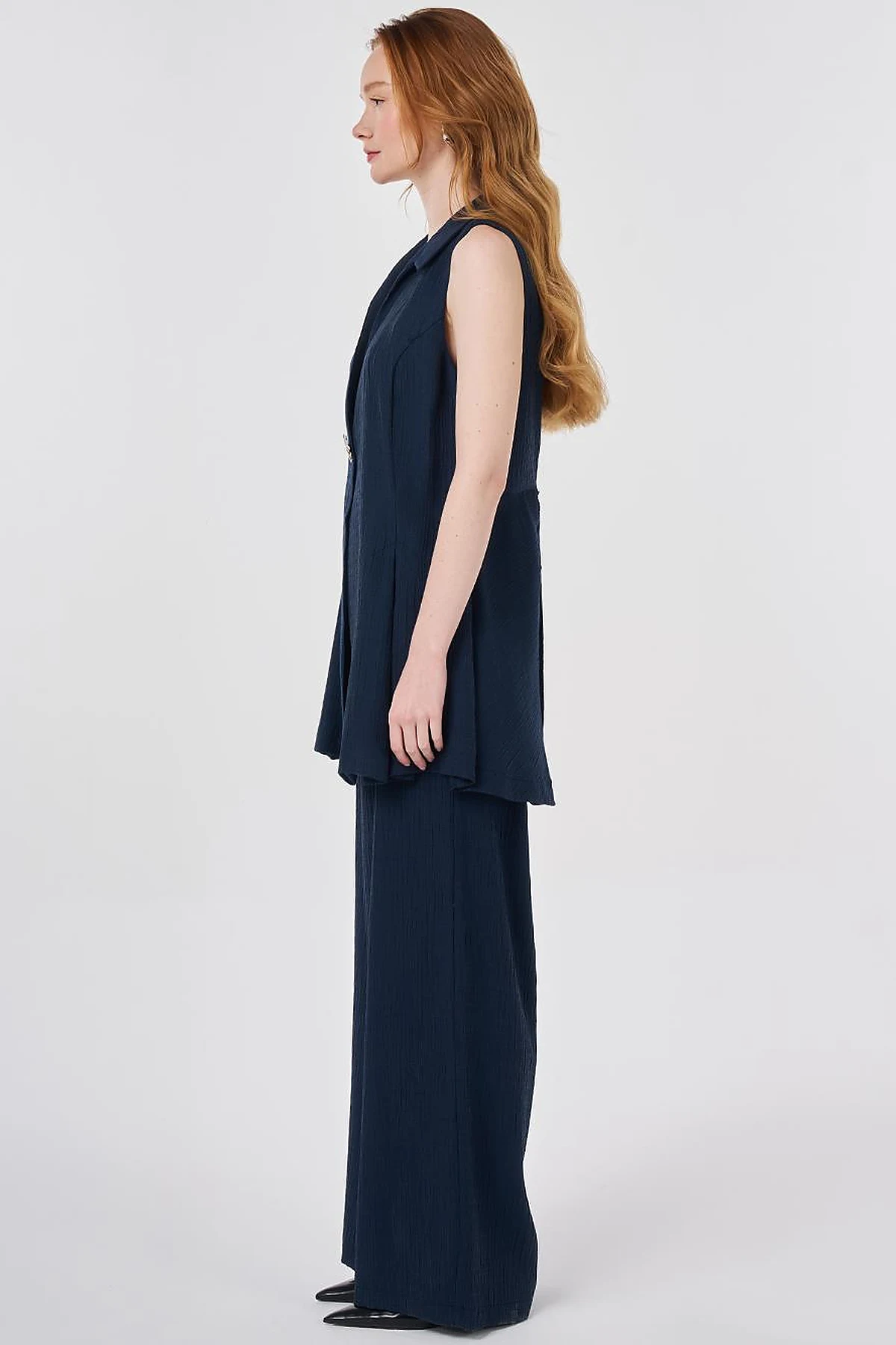 Dark Navy Suit with Lyocell Viscose Vest