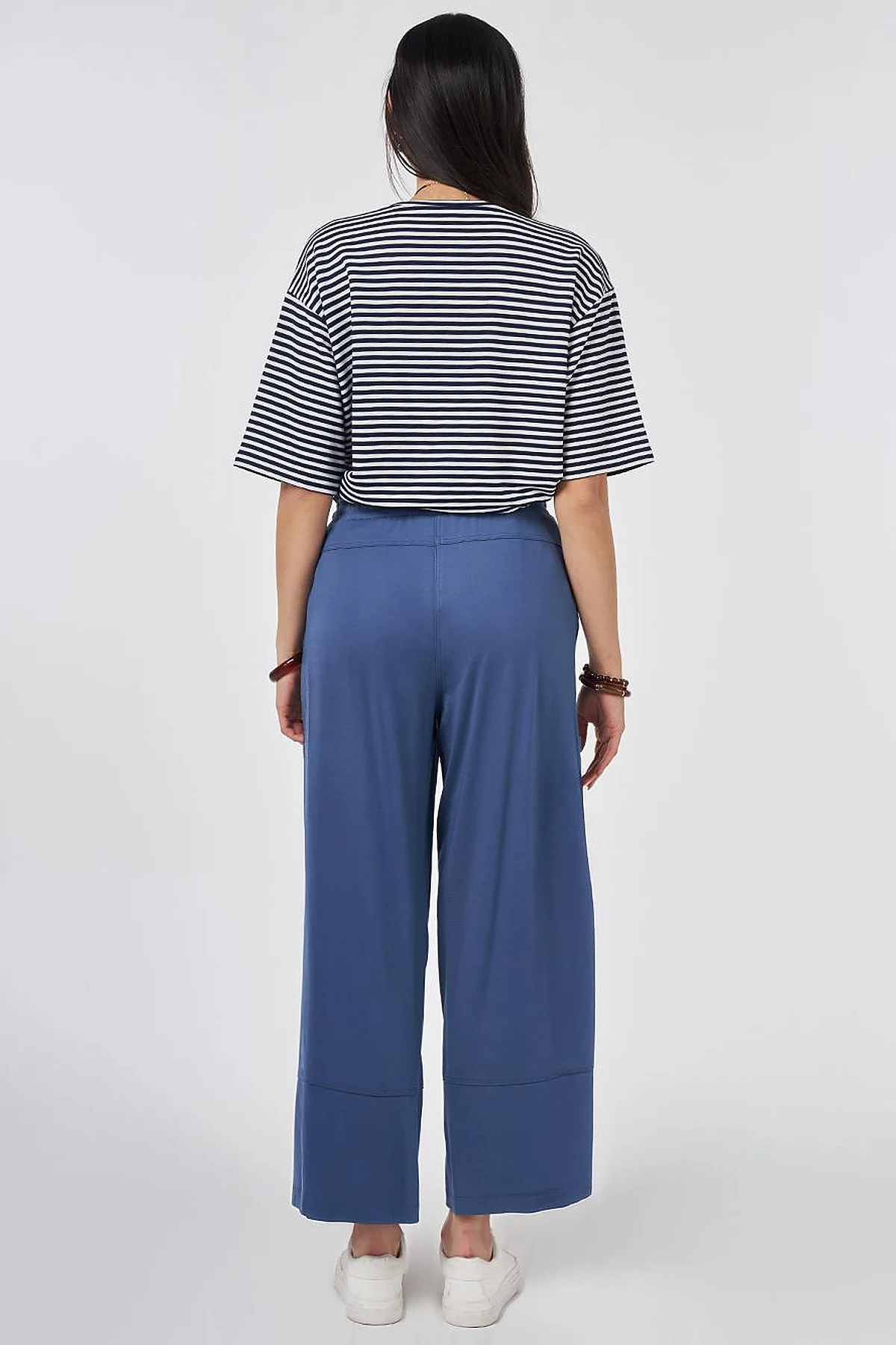Cargo Pocket Rayon Trousers Indigo