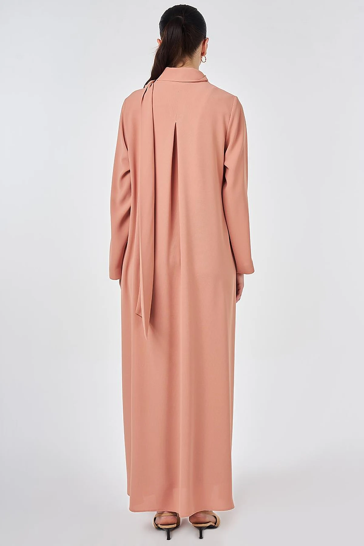 Shawl Collar Crepe Overcoat Cork