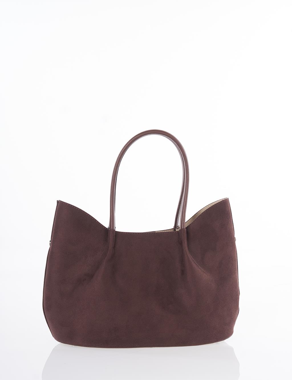 Puppy Suede Bag Dark Brown