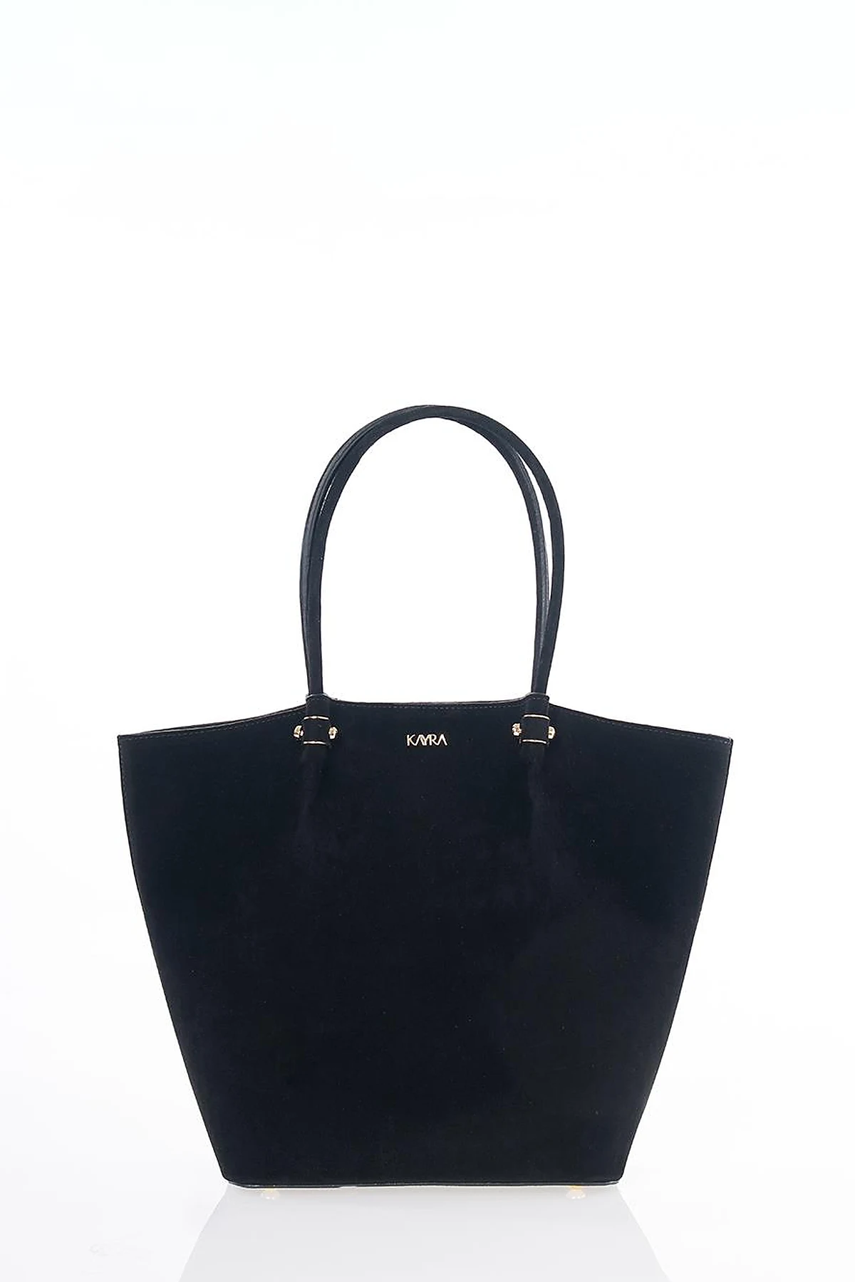 Suede Shoulder Bag Black