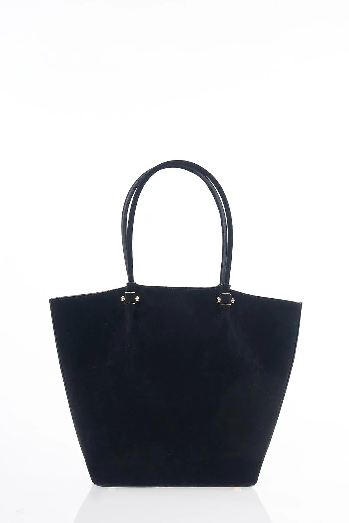 Suede Shoulder Bag Black