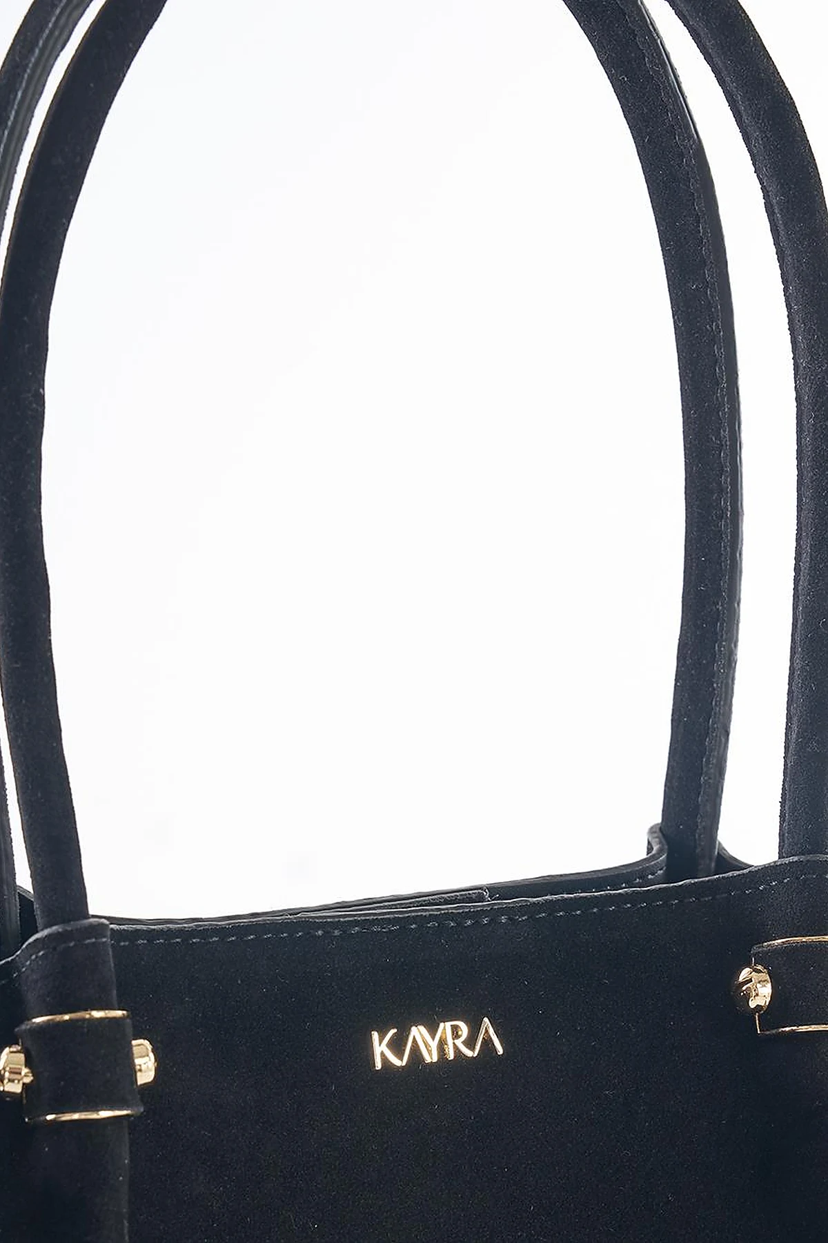Suede Shoulder Bag Black