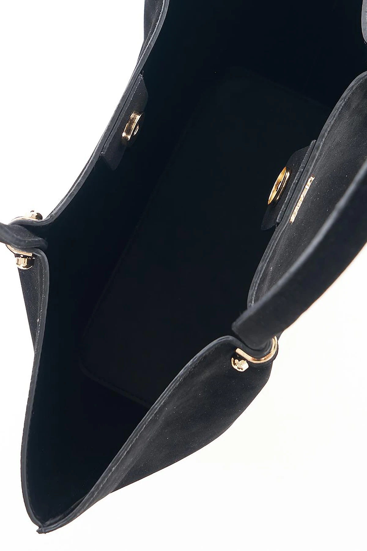Suede Shoulder Bag Black