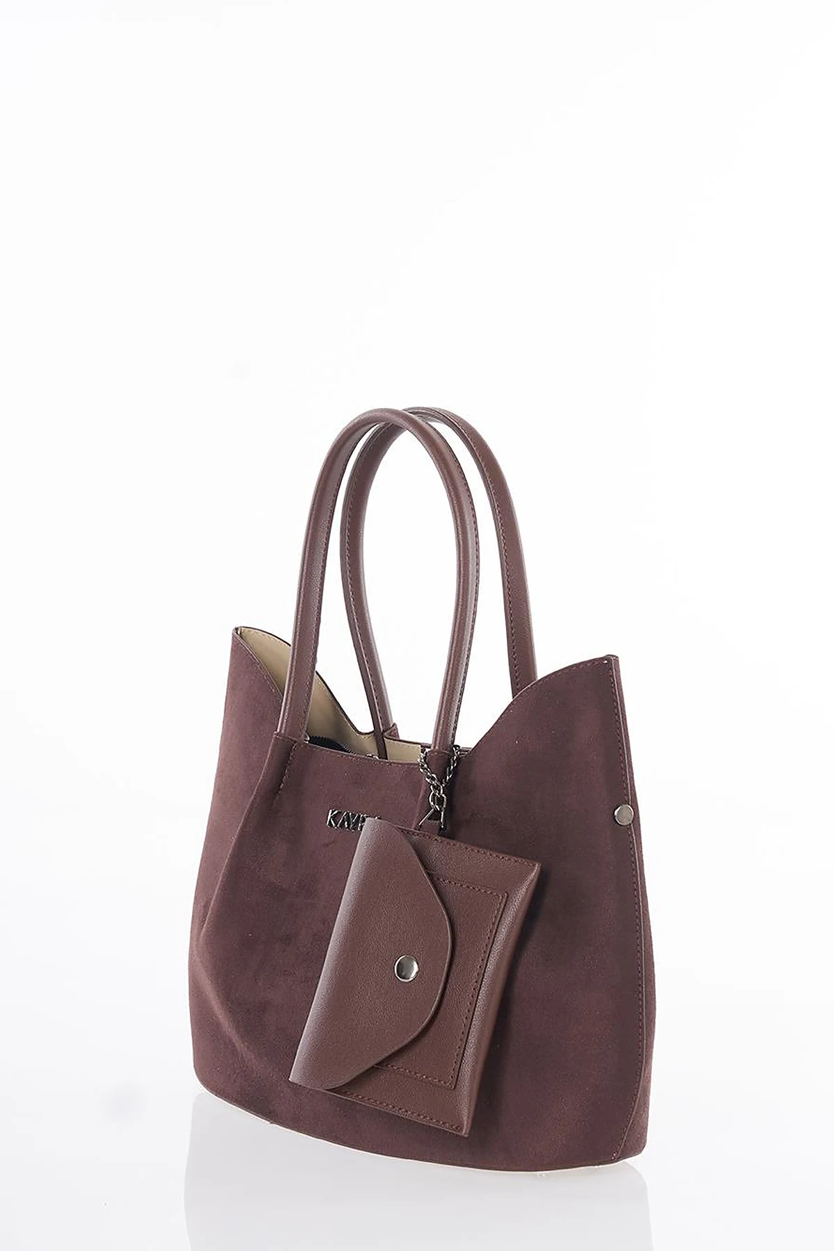 Puppy Suede Bag Dark Brown
