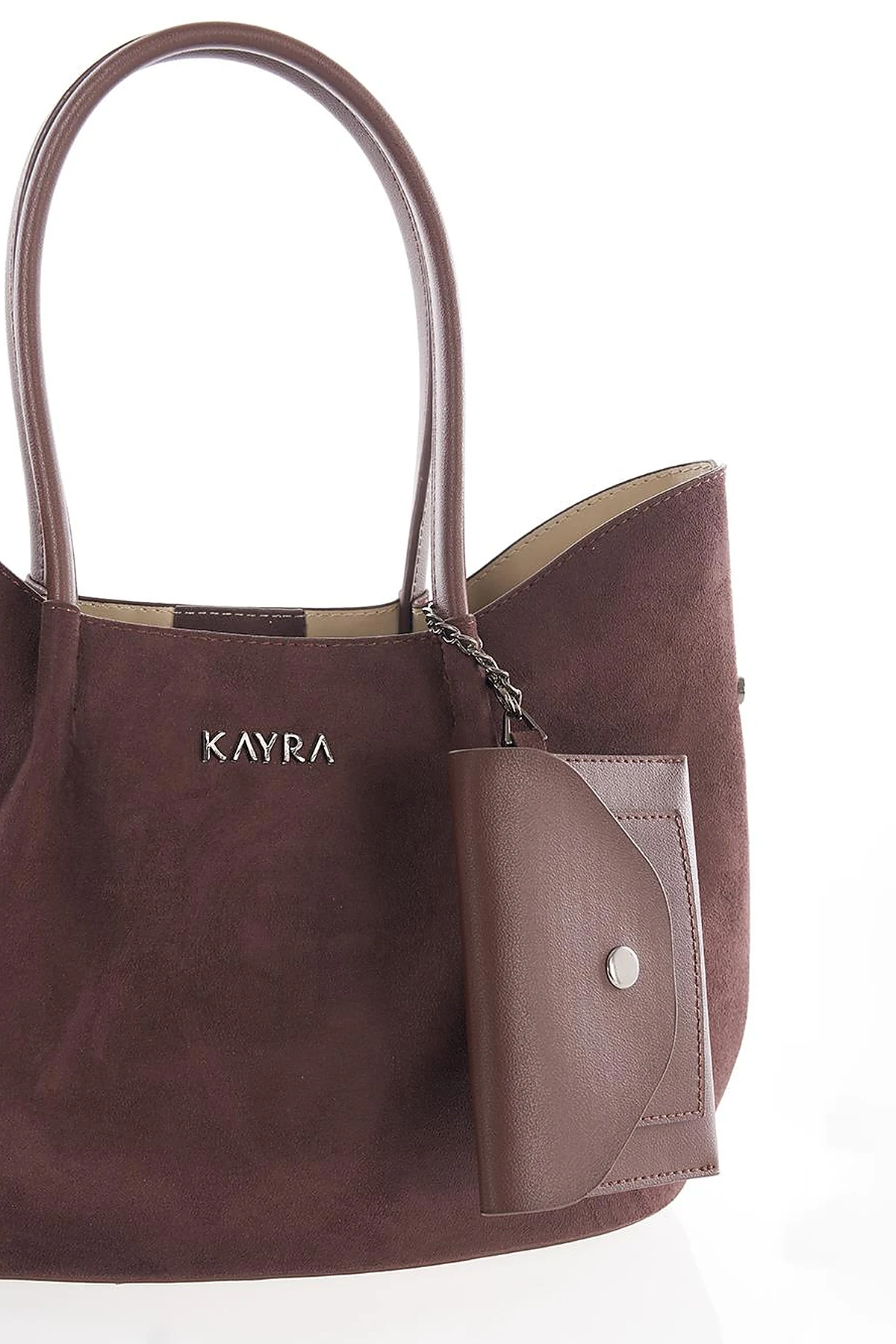 Puppy Suede Bag Dark Brown