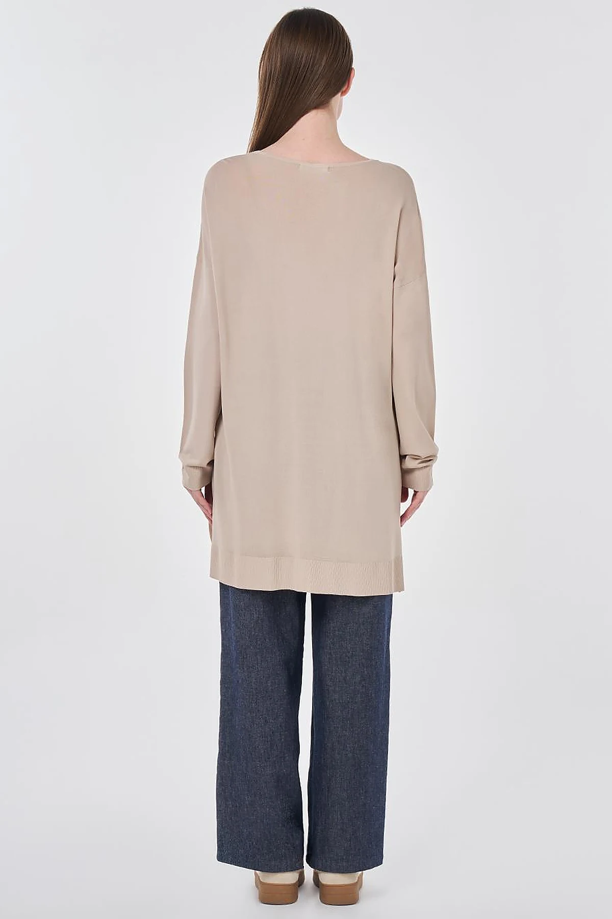 Hotfix Printed Knitted Tunic Stone