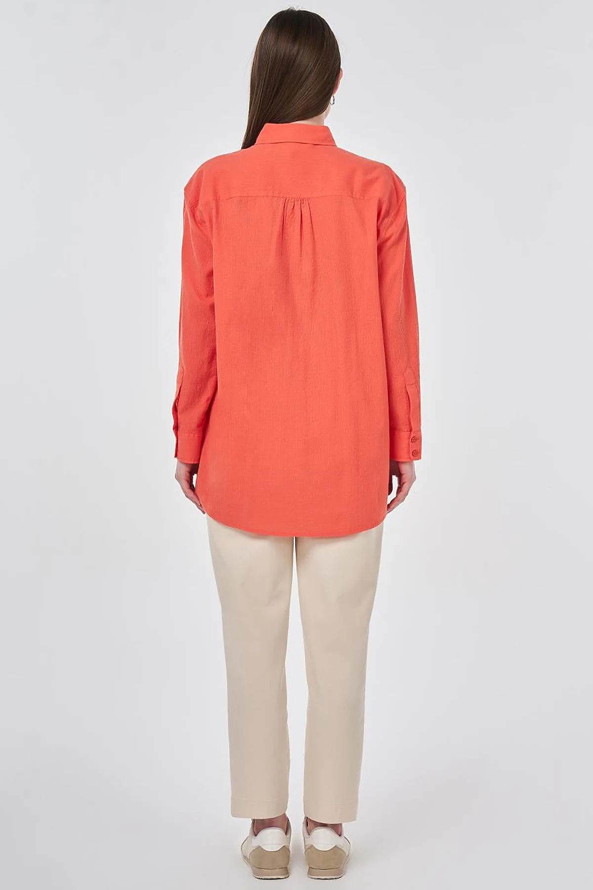 100% Cotton Relaxed Fit Tunic Poppy