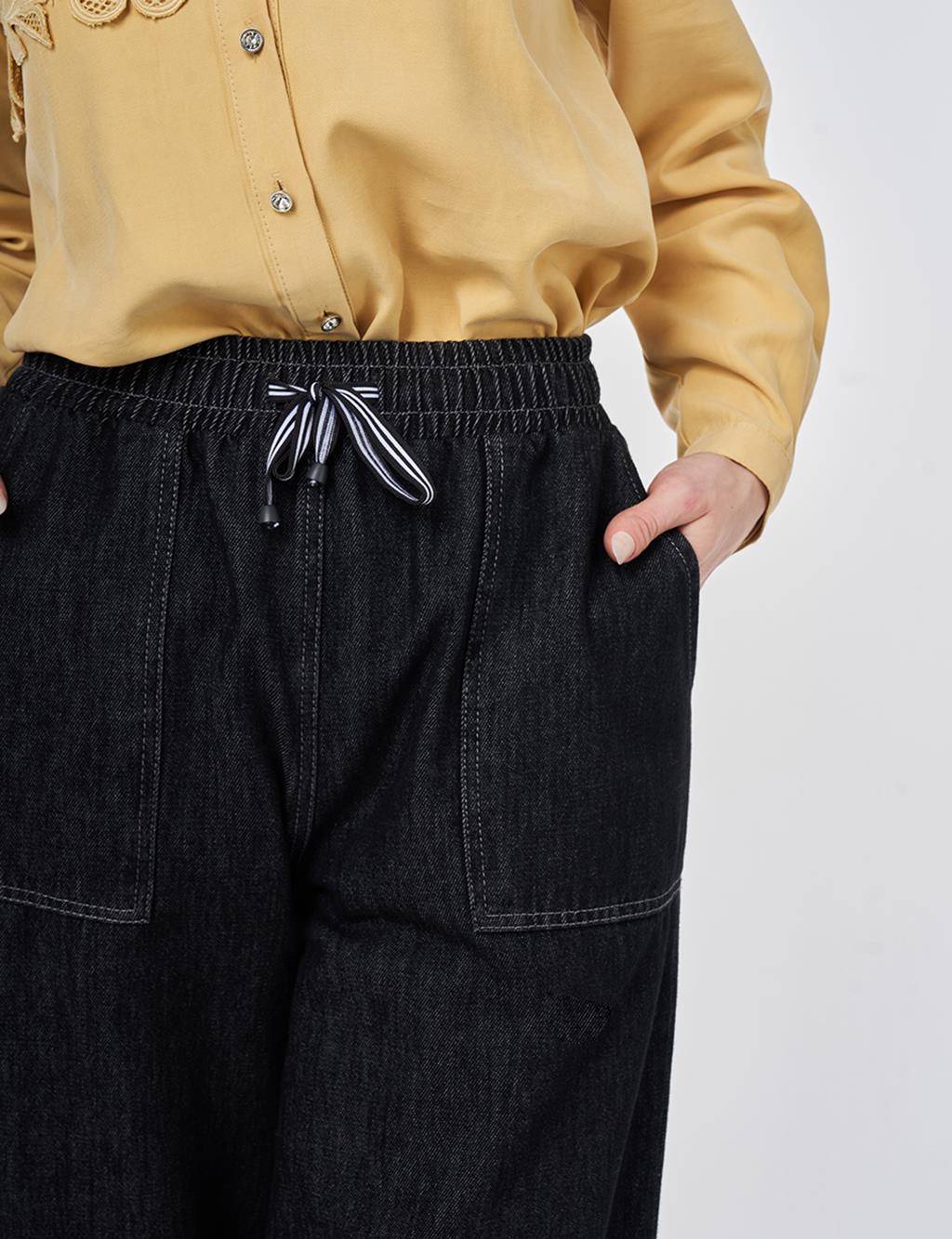 Torba Cepli Denim Pantolon Antrasit