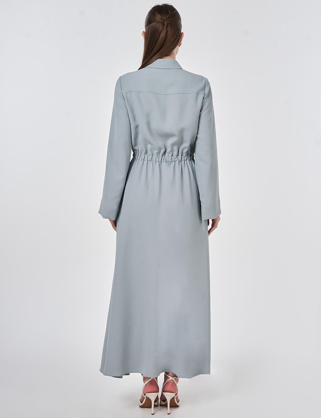 Sequined Maxi Dress Grey