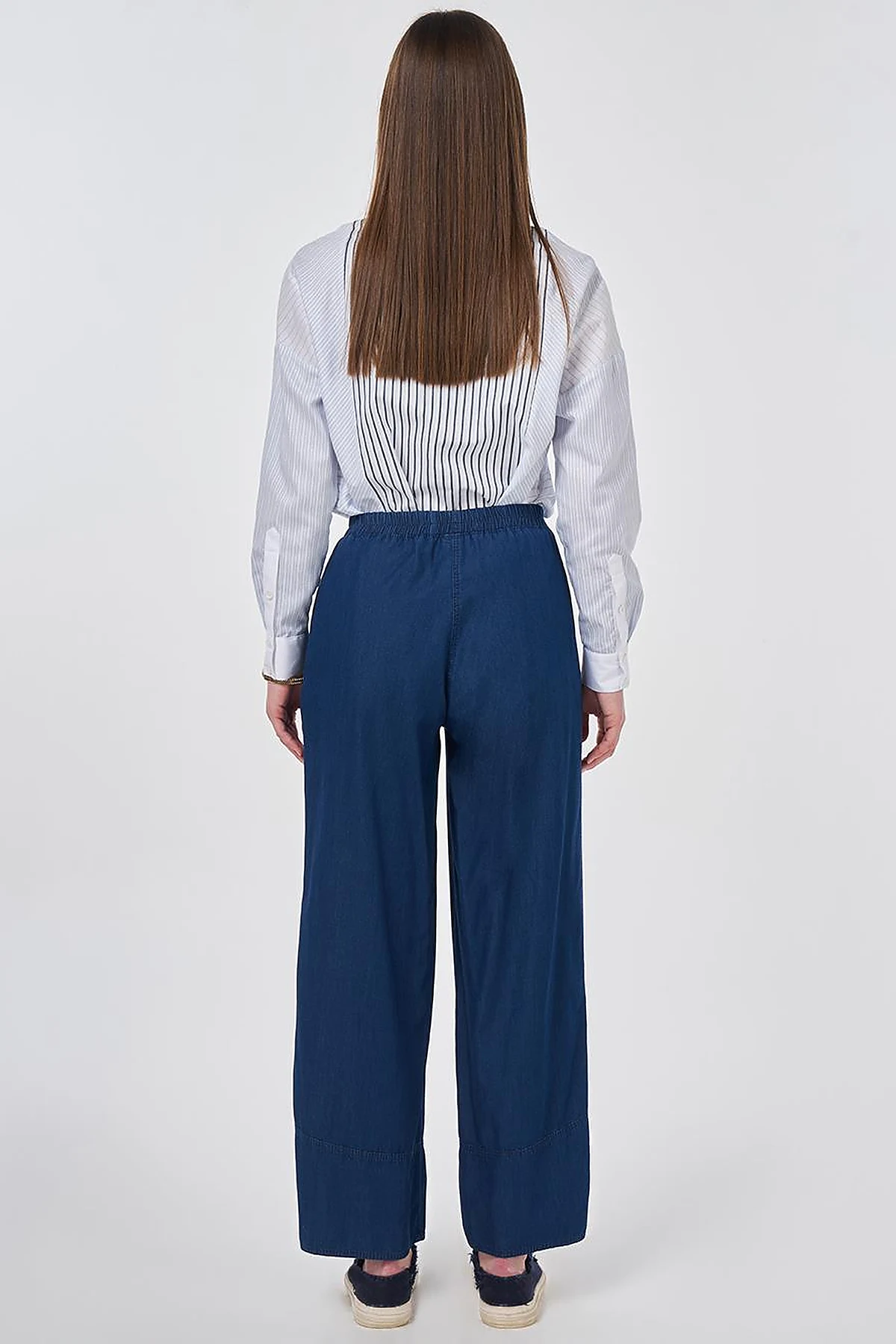 Washed Denim Pants Indigo