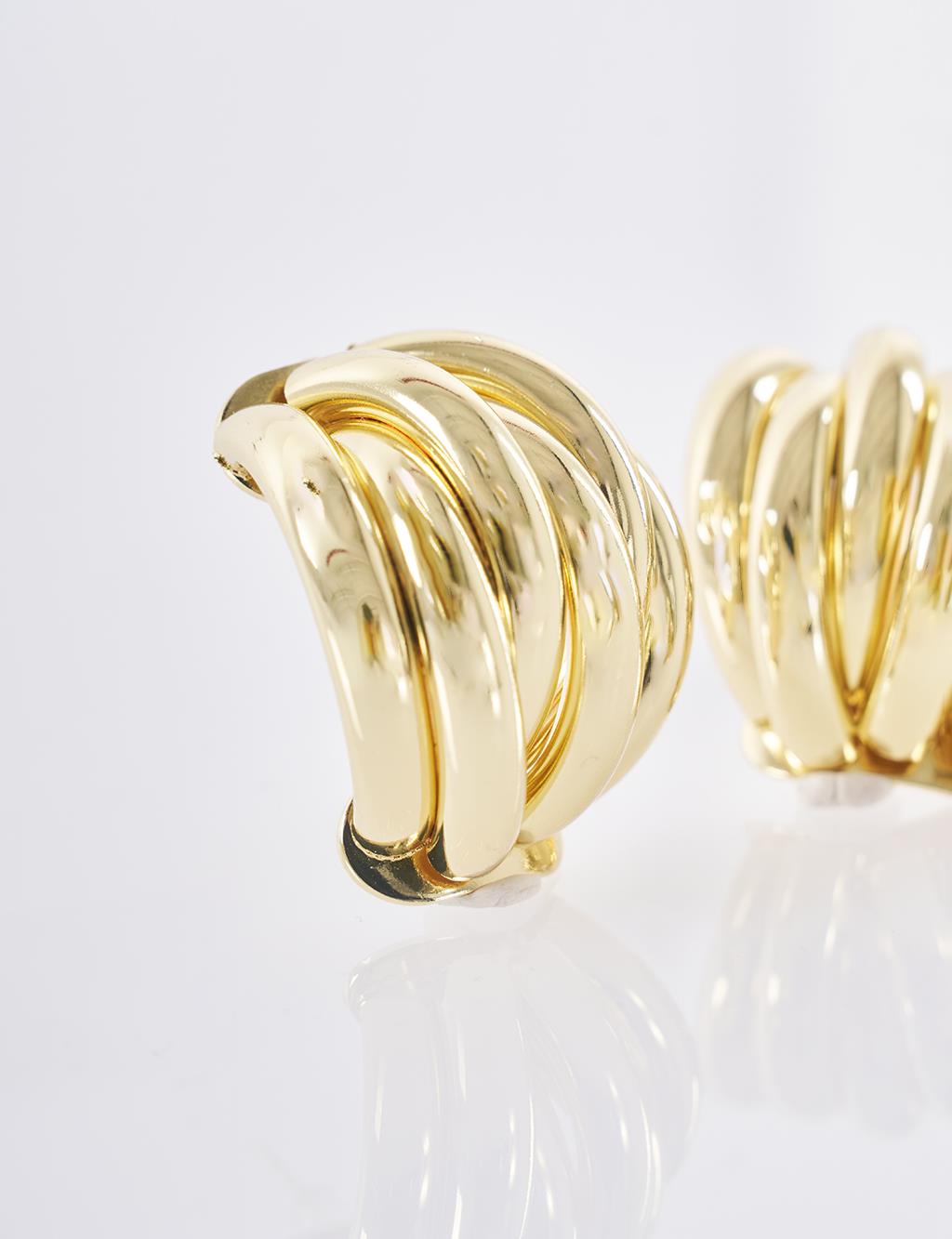 Spiral Earrings Gold