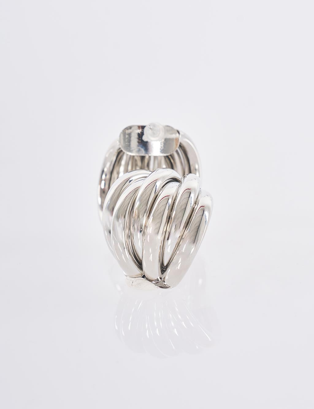 Spiral Earrings Silver