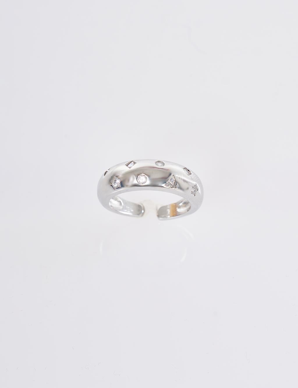 Domed Ring Silver