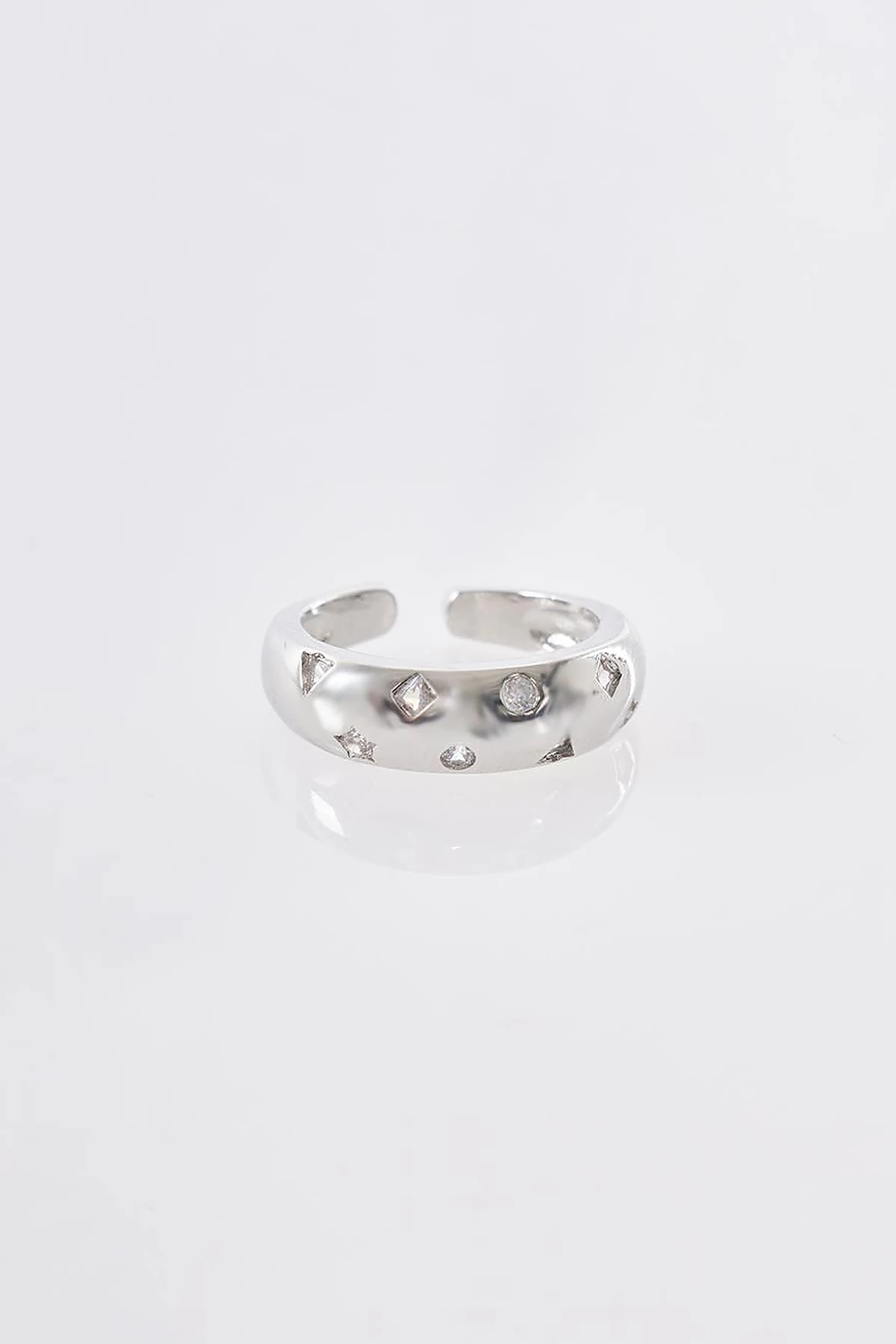 Domed Ring Silver