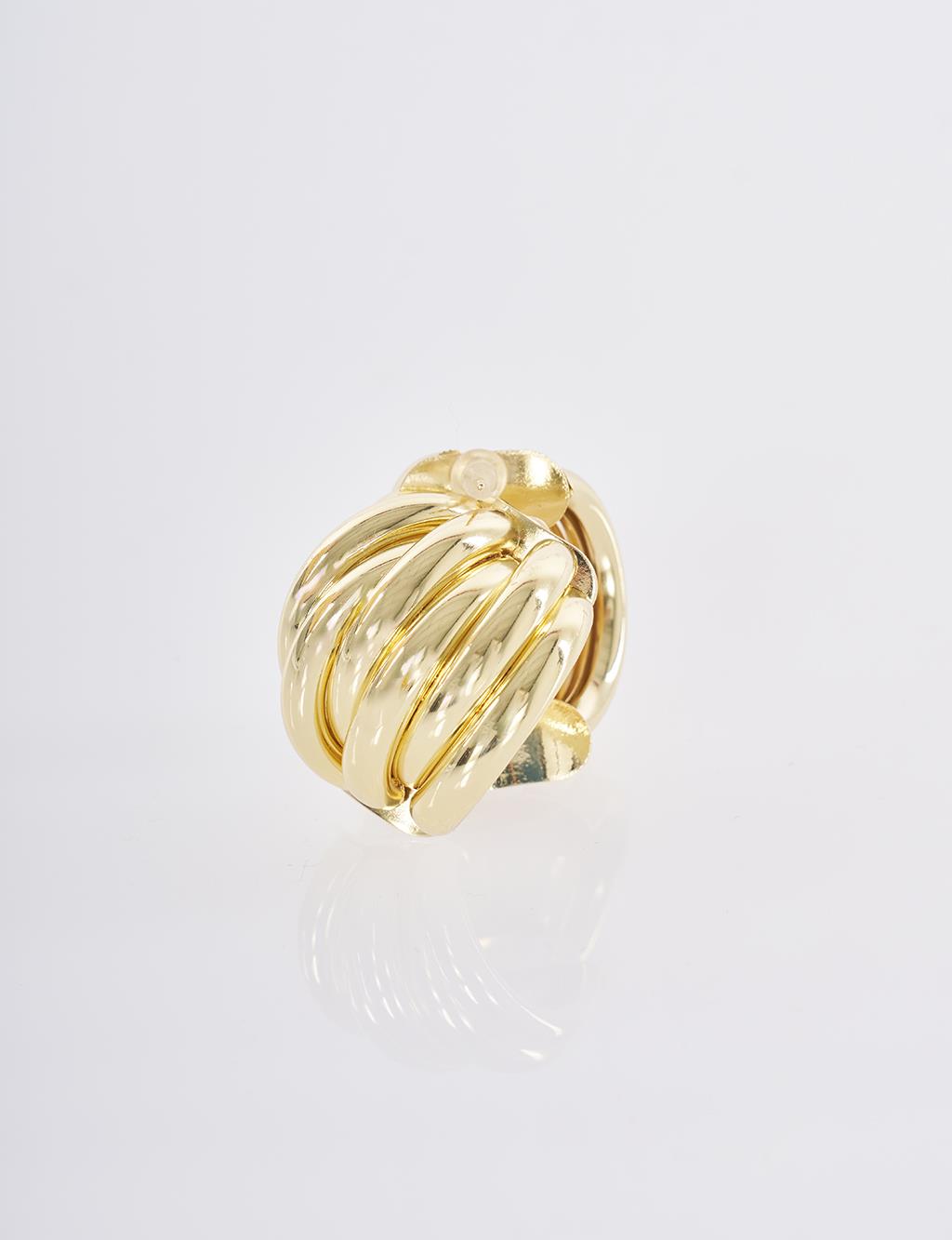 Spiral Earrings Gold