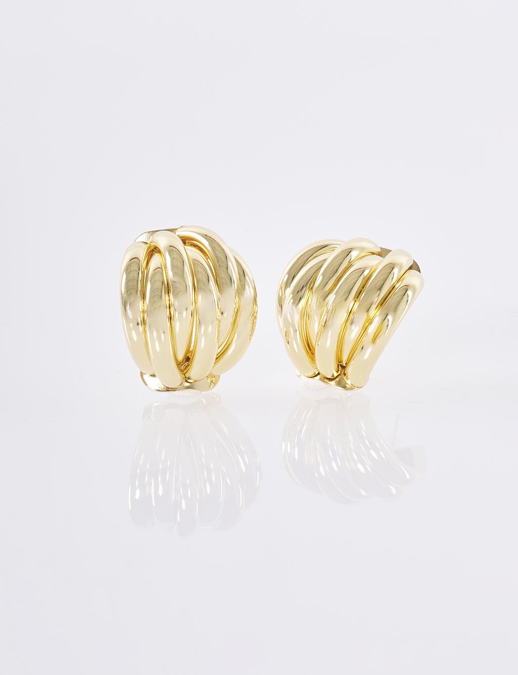 Spiral Earrings Gold