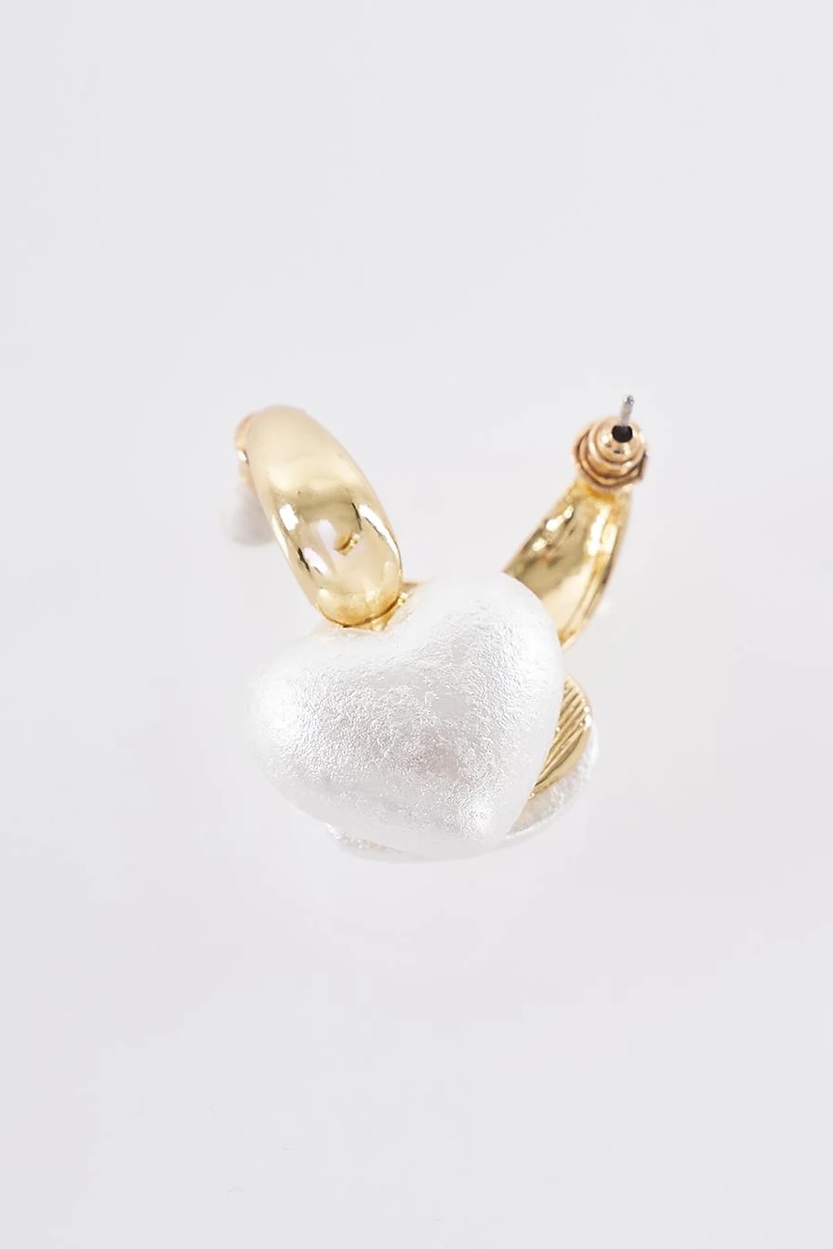 Heart Shaped Earrings Gold
